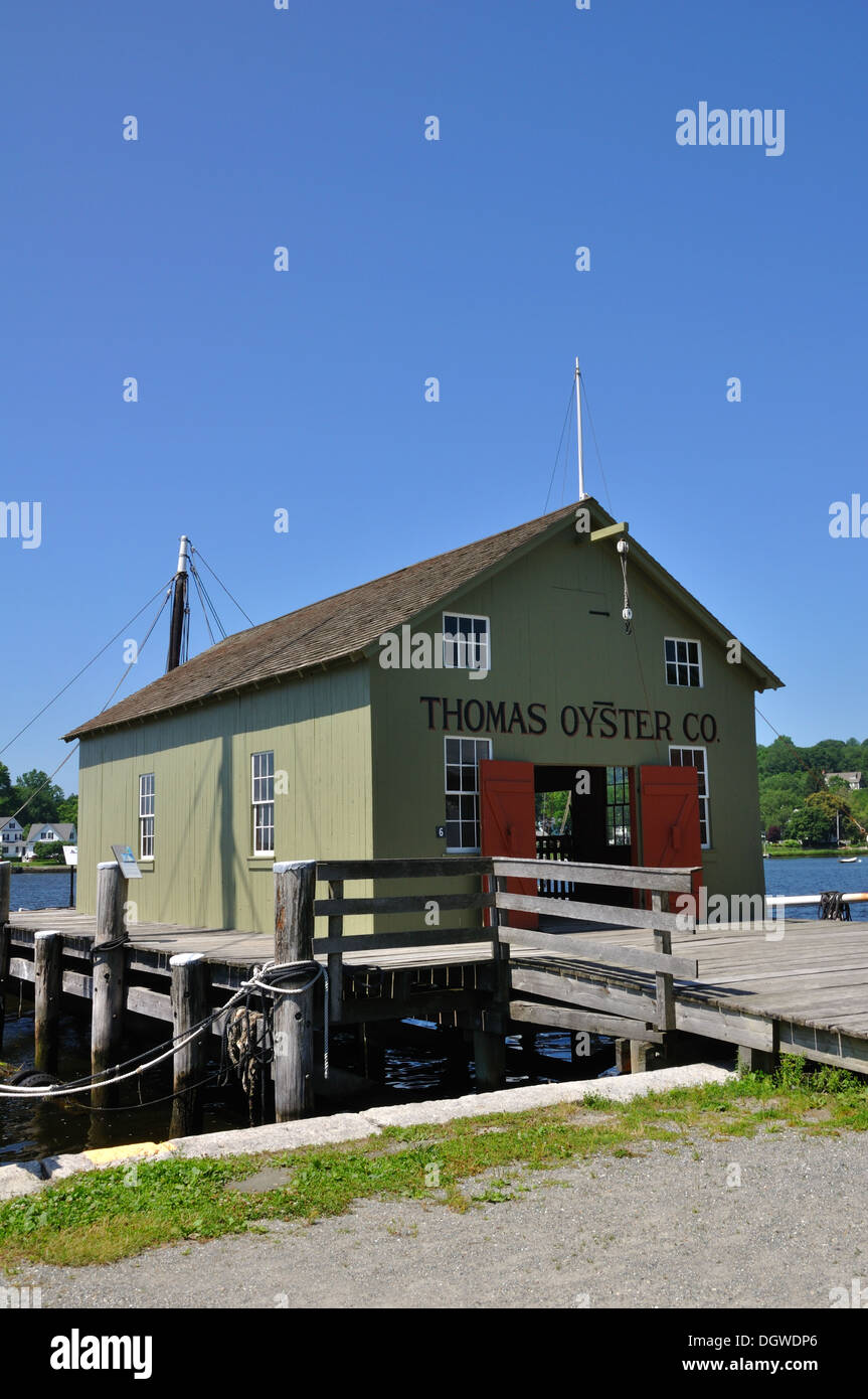 Thomas Oyster House, Mystic Seaport, Connecticut, USA Stockfoto