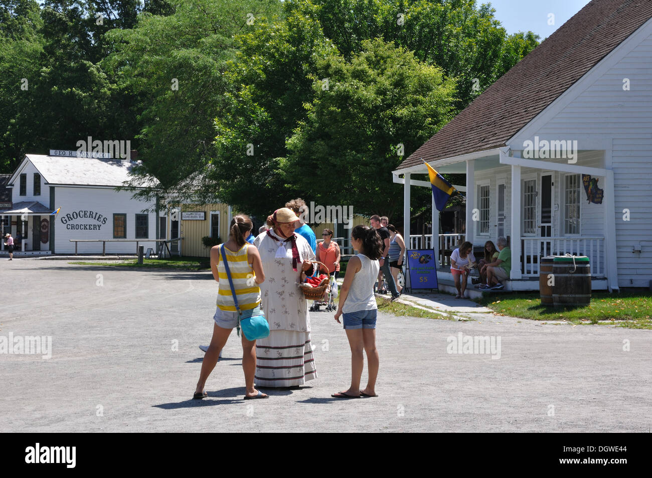 Mystic Seaport, Connecticut, USA Stockfoto