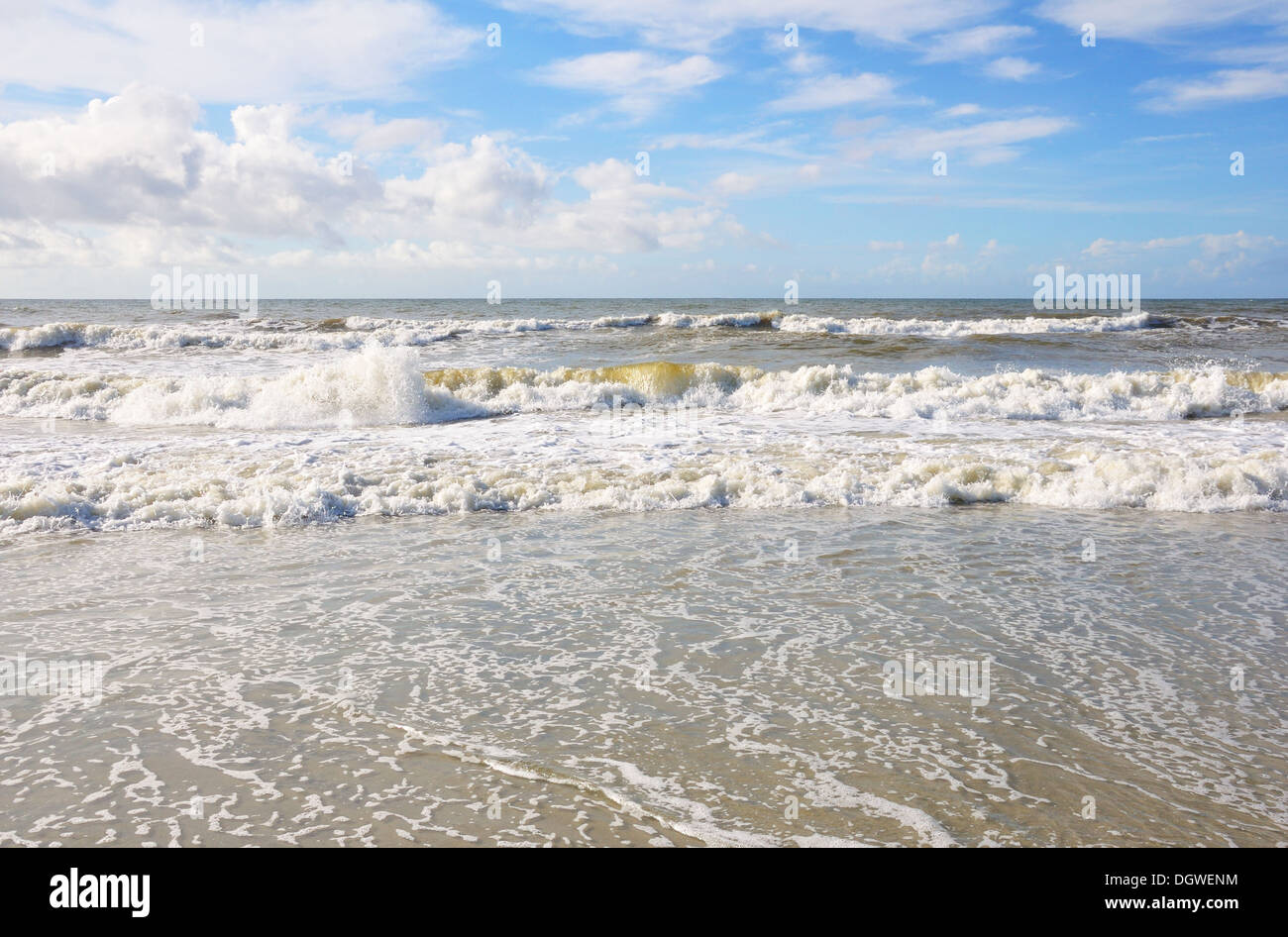 Meeresküste in Myrtle Beach, South Carolina, USA Stockfoto