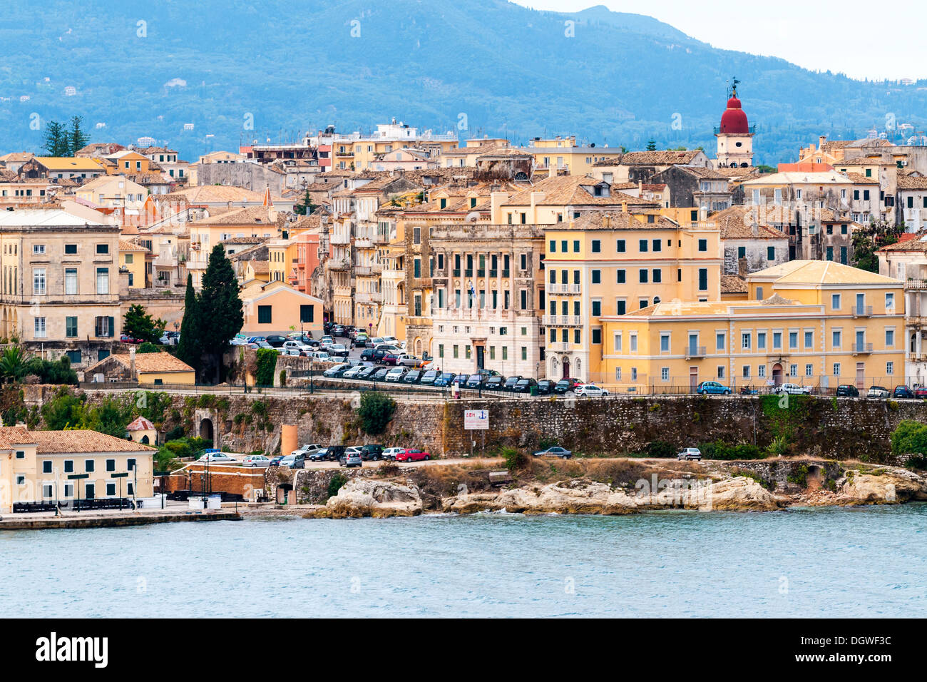 Altstadt, Korfu, Ionische Inseln, griechische Inseln, Griechenland, Europa Stockfoto