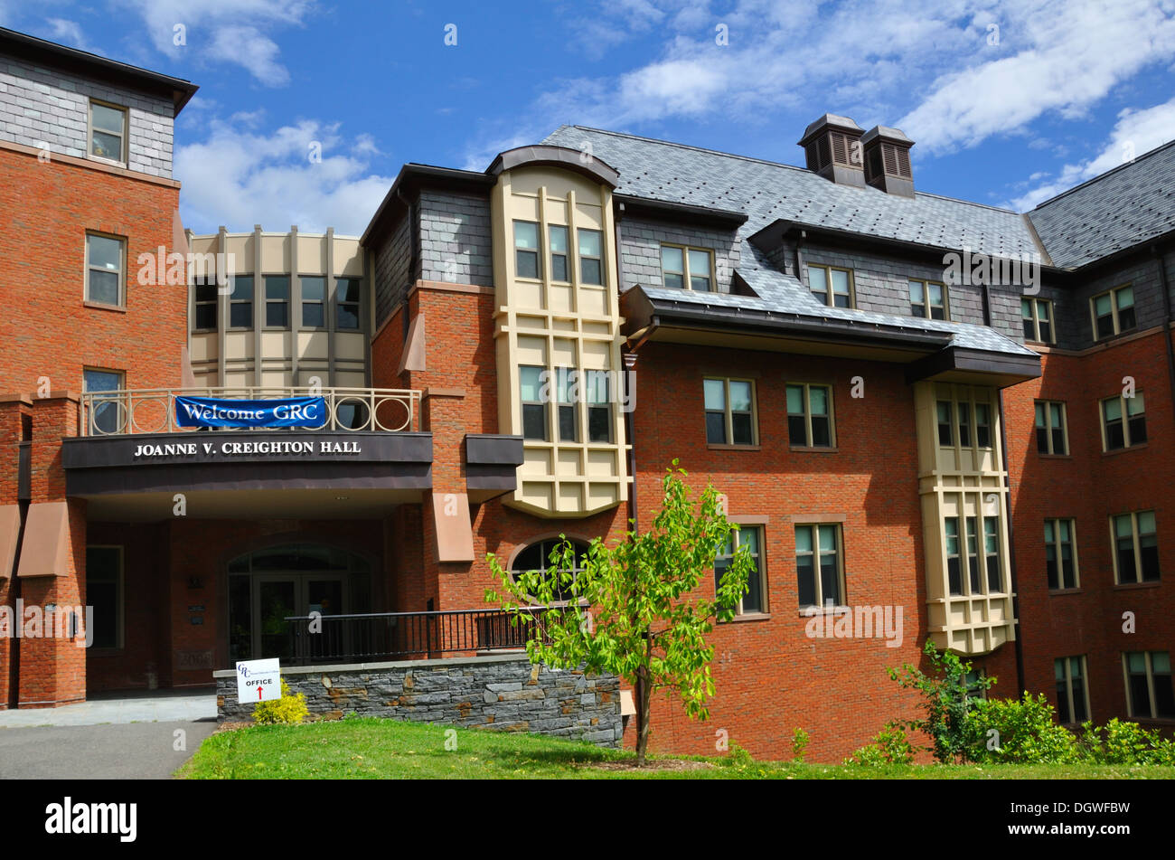 Mount Holyoke College in South Hadley, Massachusetts, USA - Creighton Halle Stockfoto