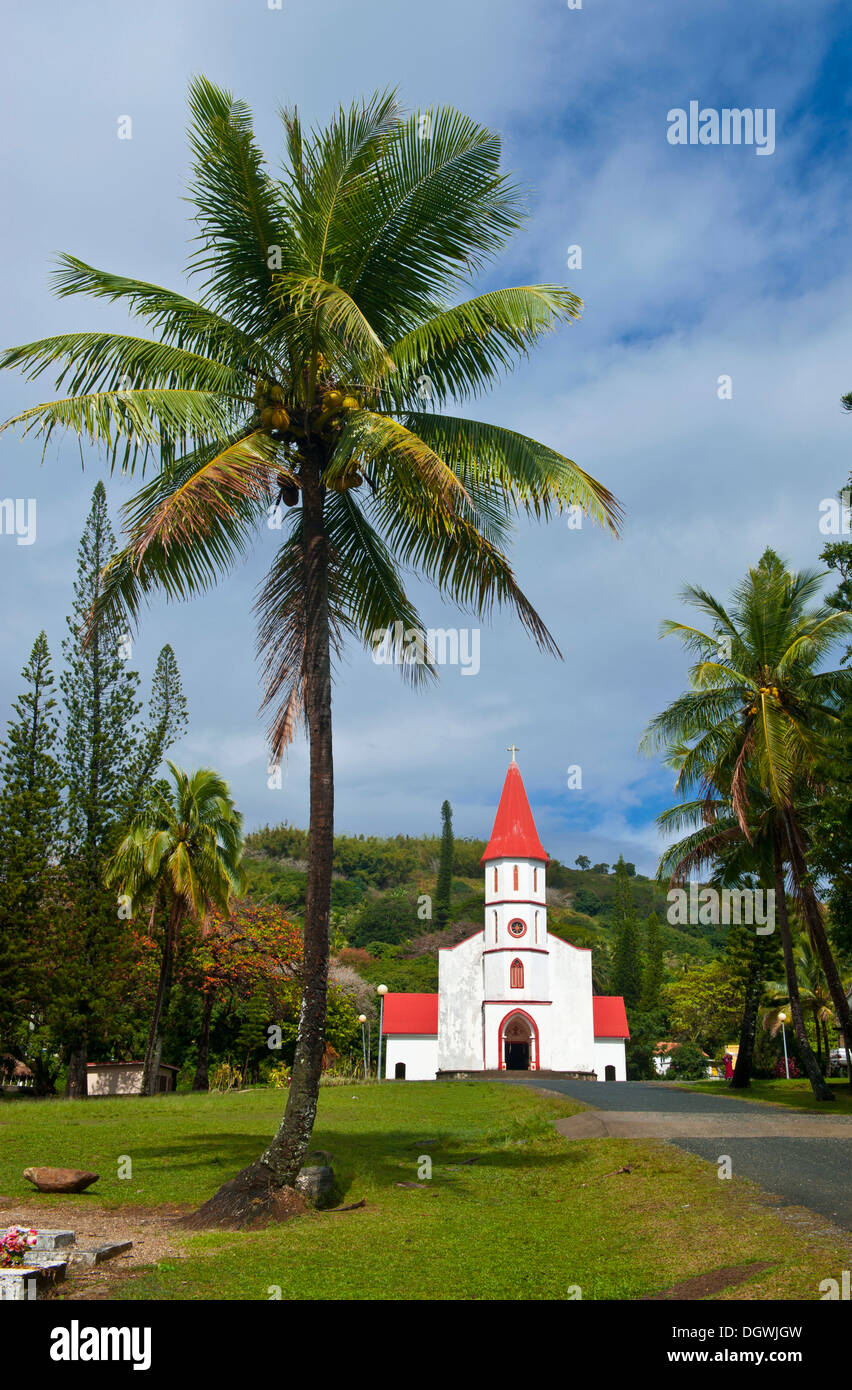 Mission der Kirche von Poindimié, Poindimié, Noord-Grande Terre, Neu-Kaledonien, Frankreich Stockfoto
