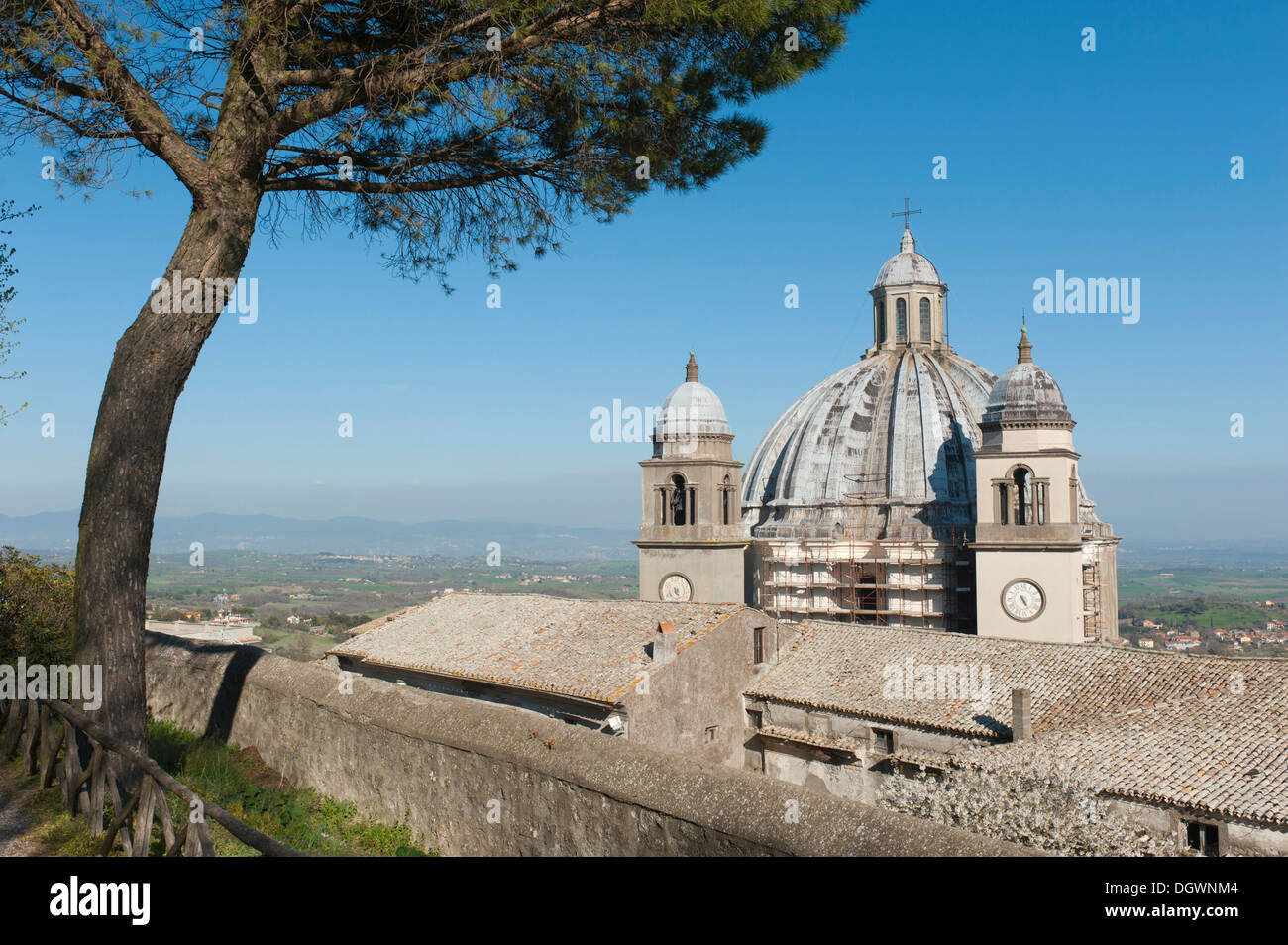 Große Kuppel, Montefiascone Kathedrale, Basilika von Santa Margherita, Montefiascone, Lazio, Italien, Süd-Europa, Europa Stockfoto