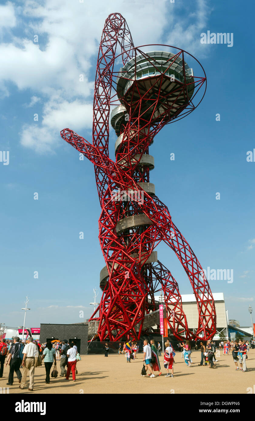 Orbit, Olympiapark, London, England, Vereinigtes Königreich, Europa Stockfoto