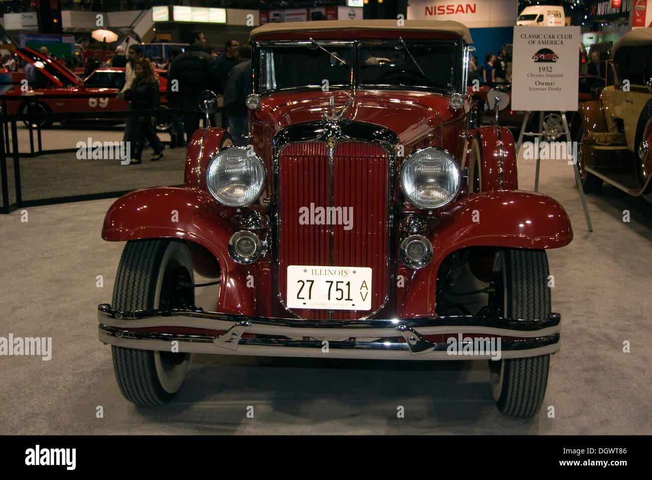 1932 Chrysler Imperial.  Der 2013 Chicago Auto Show. Classic Car Club Of America Stockfoto
