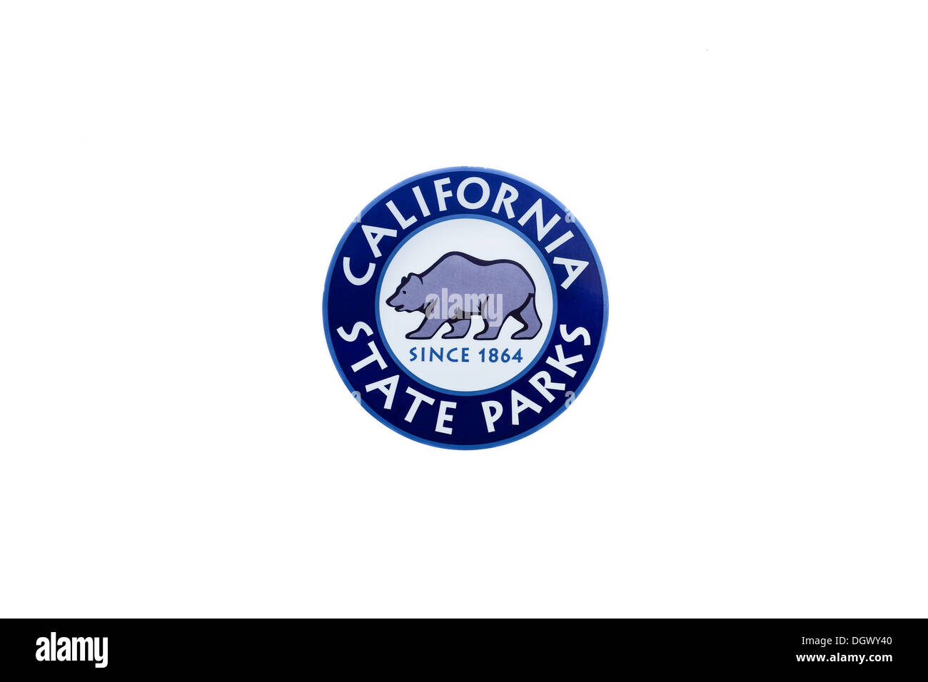 Ein California State Parks-Logo Stockfoto