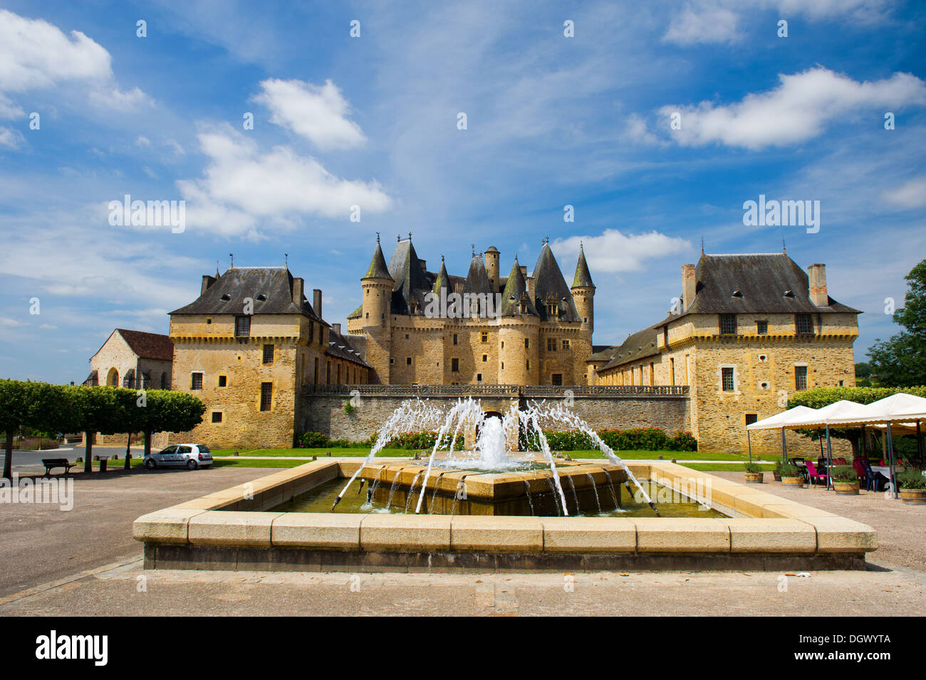 Schloss JUMILHAC LE GRAND in der französischen Dordogne Stockfoto