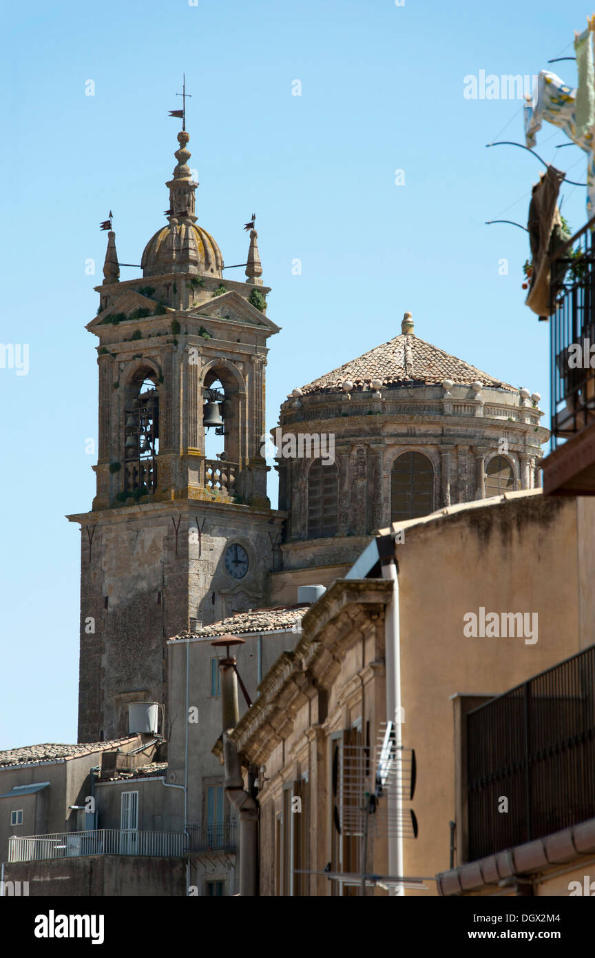 Lucini Ciesa San Francesco Kirche, Caltagirone, Catania Provinz, Sizilien, Italien, Europa Stockfoto