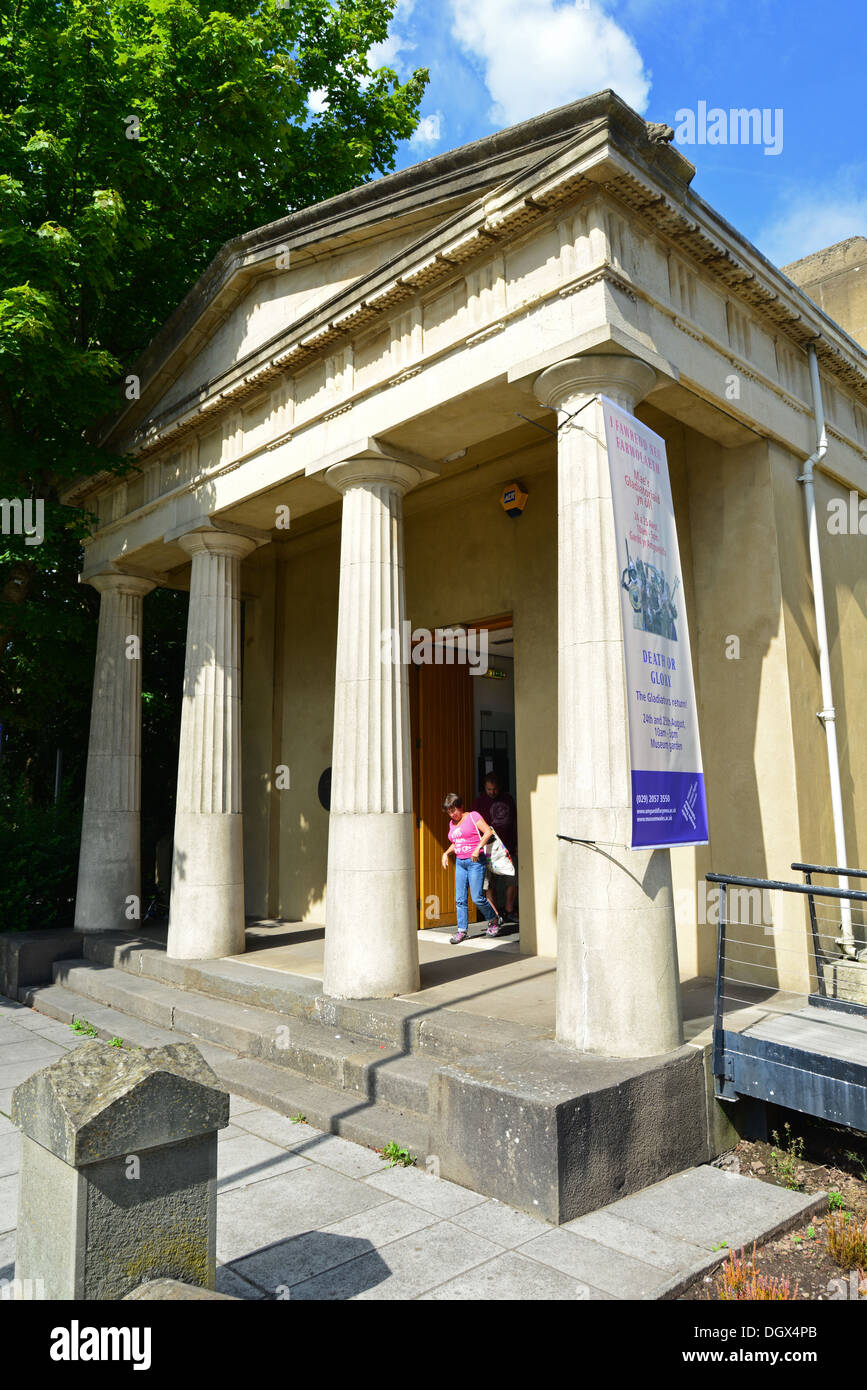National Roman Legion Museum, High Street, Caerleon, City of Newport (Casnewydd), Wales (Cymru), Großbritannien Stockfoto