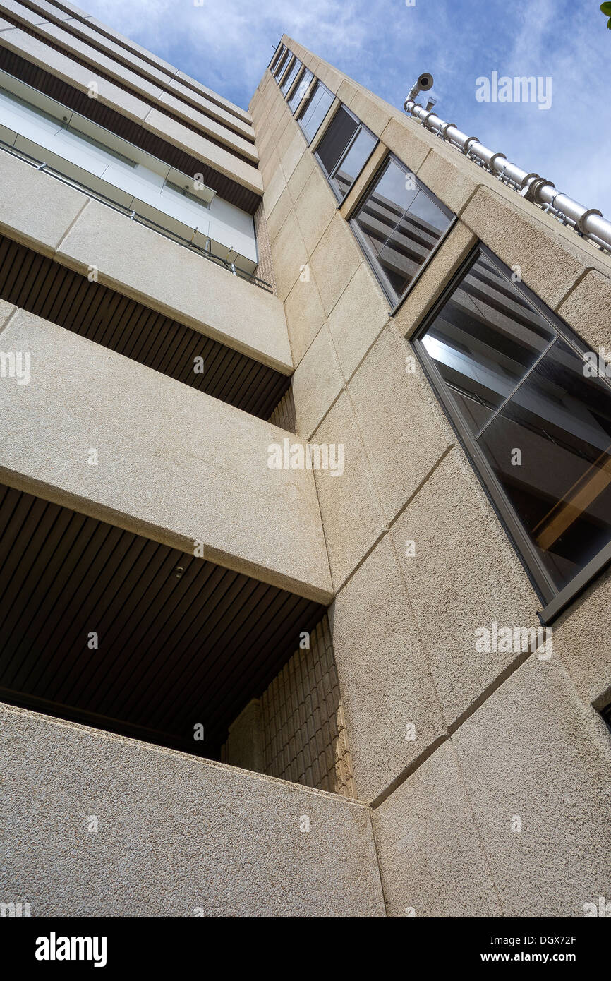 Blick auf Sir Charles Gärtner Krankenhaus Gebäudefassade. Stockfoto