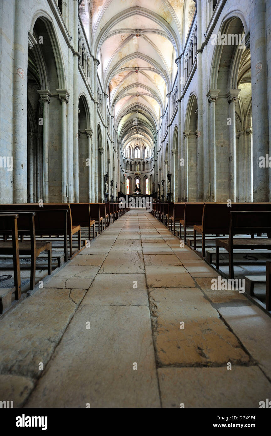 Abteikirche Saint-Antoine-l ' Abbaye, Frankreich Stockfoto