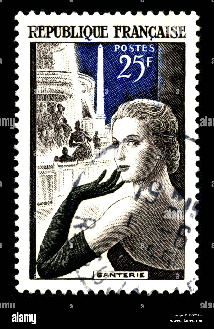 Frankreich-Briefmarke Stockfoto