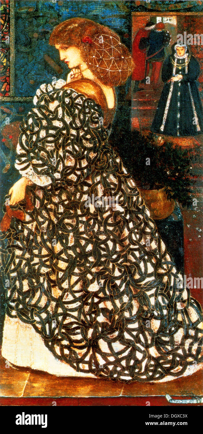 Sidonia von Borcke - von Edward Burne-Jones Stockfoto