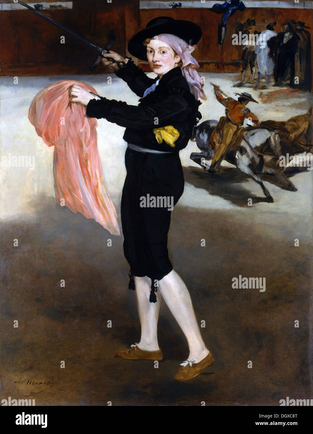 Mademoiselle V.... in das Kostüm eines Espada - von Édouard Manet, 1862 Stockfoto