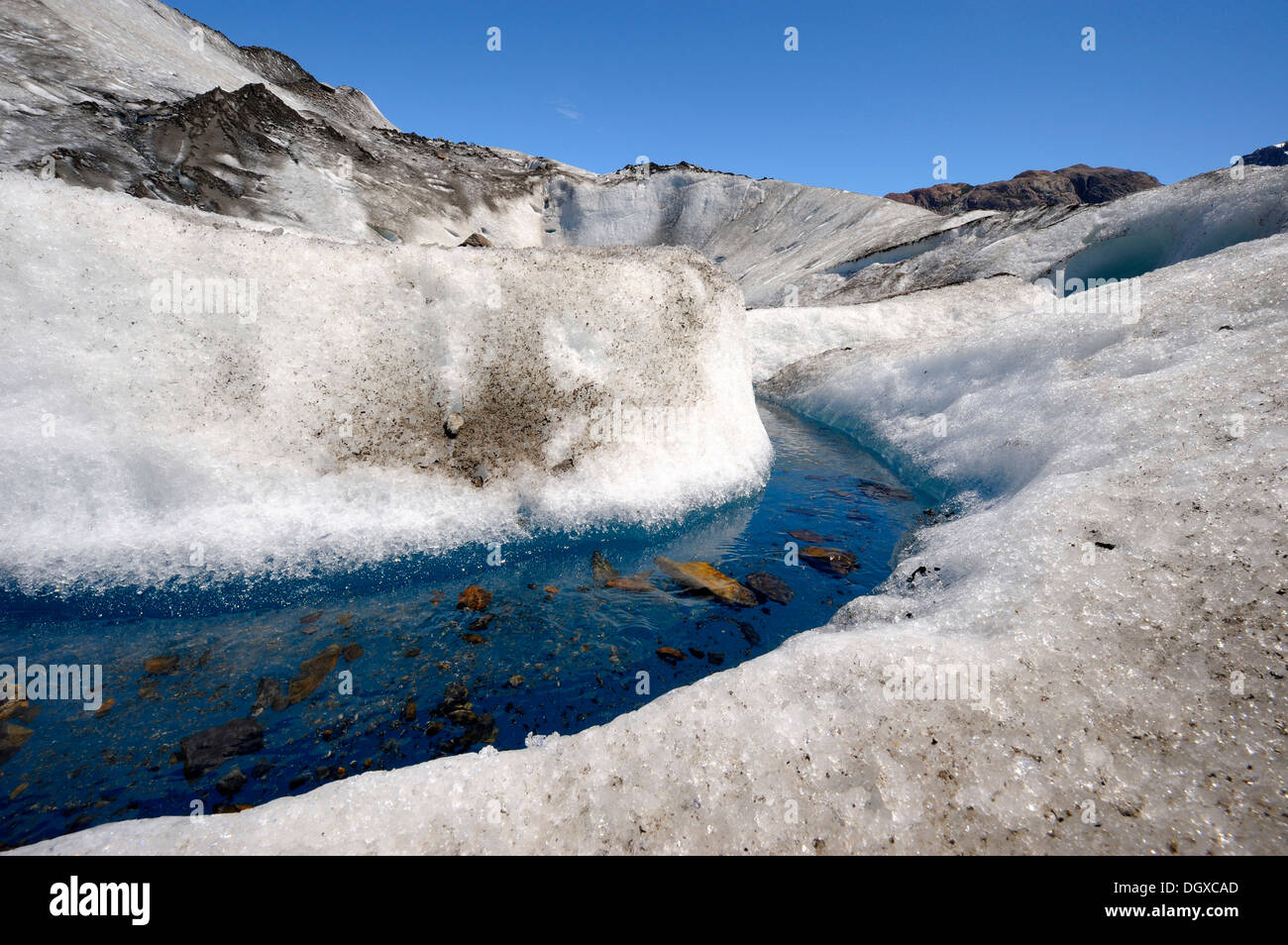 Detail, Viedma Gletscher, El Chalten, Patagonien, Anden, Argentinien, Südamerika Stockfoto