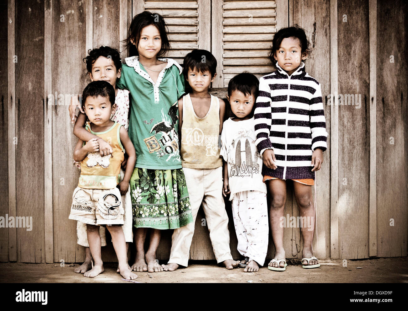 Kinder in Kambodscha, Südostasien, Asien Stockfoto