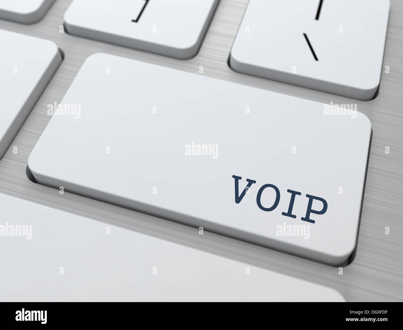 VoIP-Konzept. Stockfoto