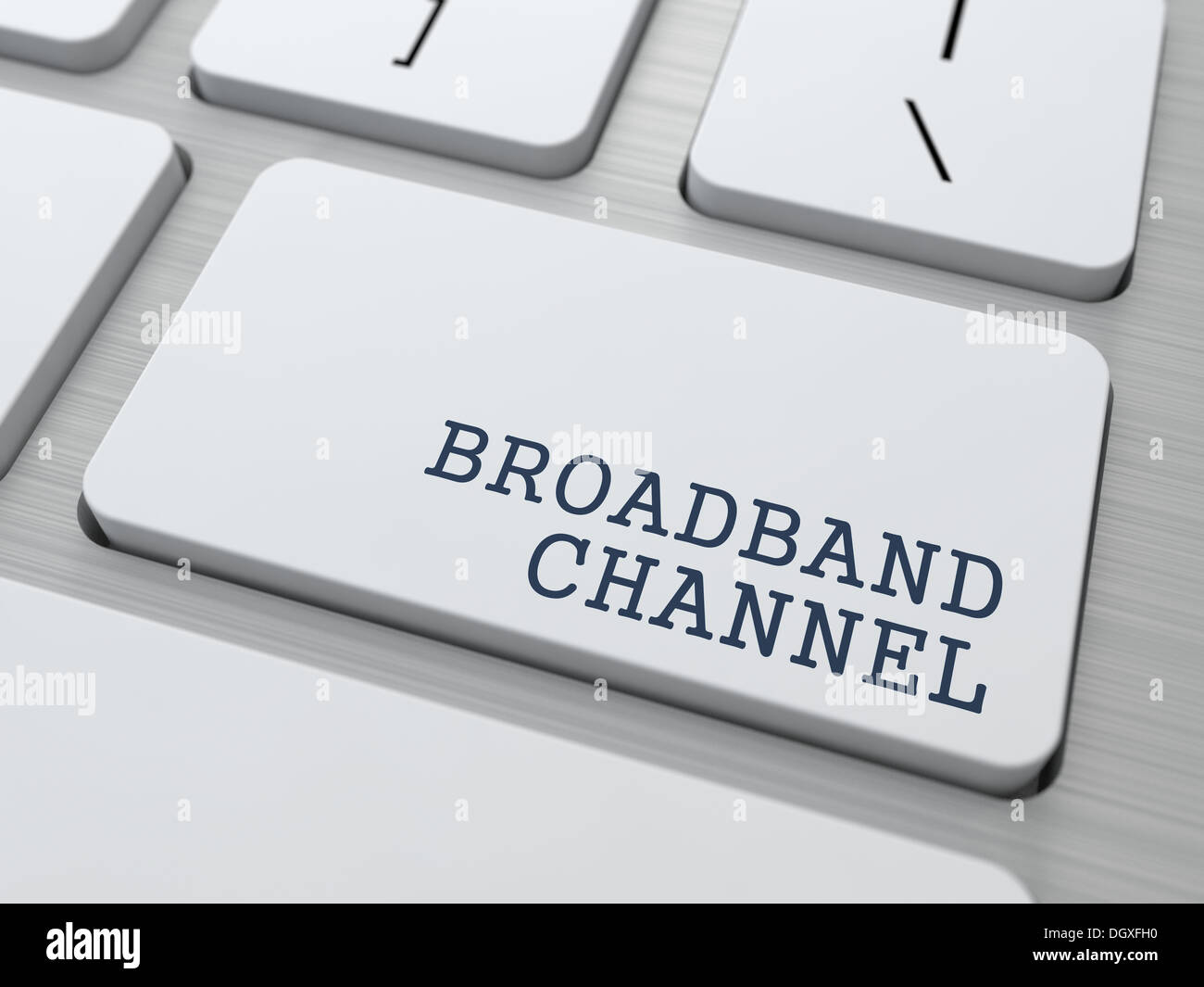 Breitband-Kanal - Internet-Konzept. Stockfoto