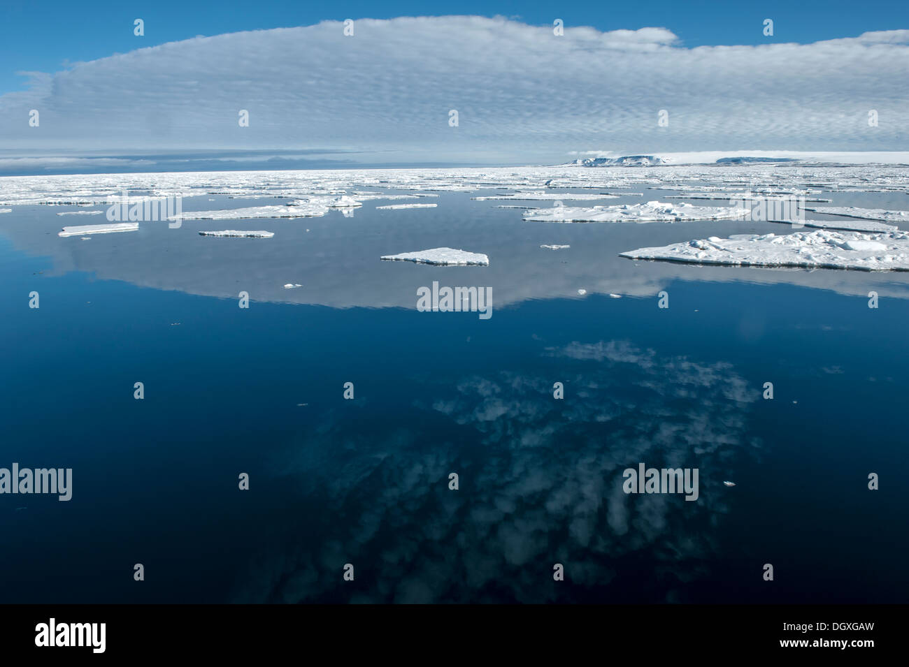 Arktische Hinlopen Strait, Spitzbergen, Norwegen Stockfoto