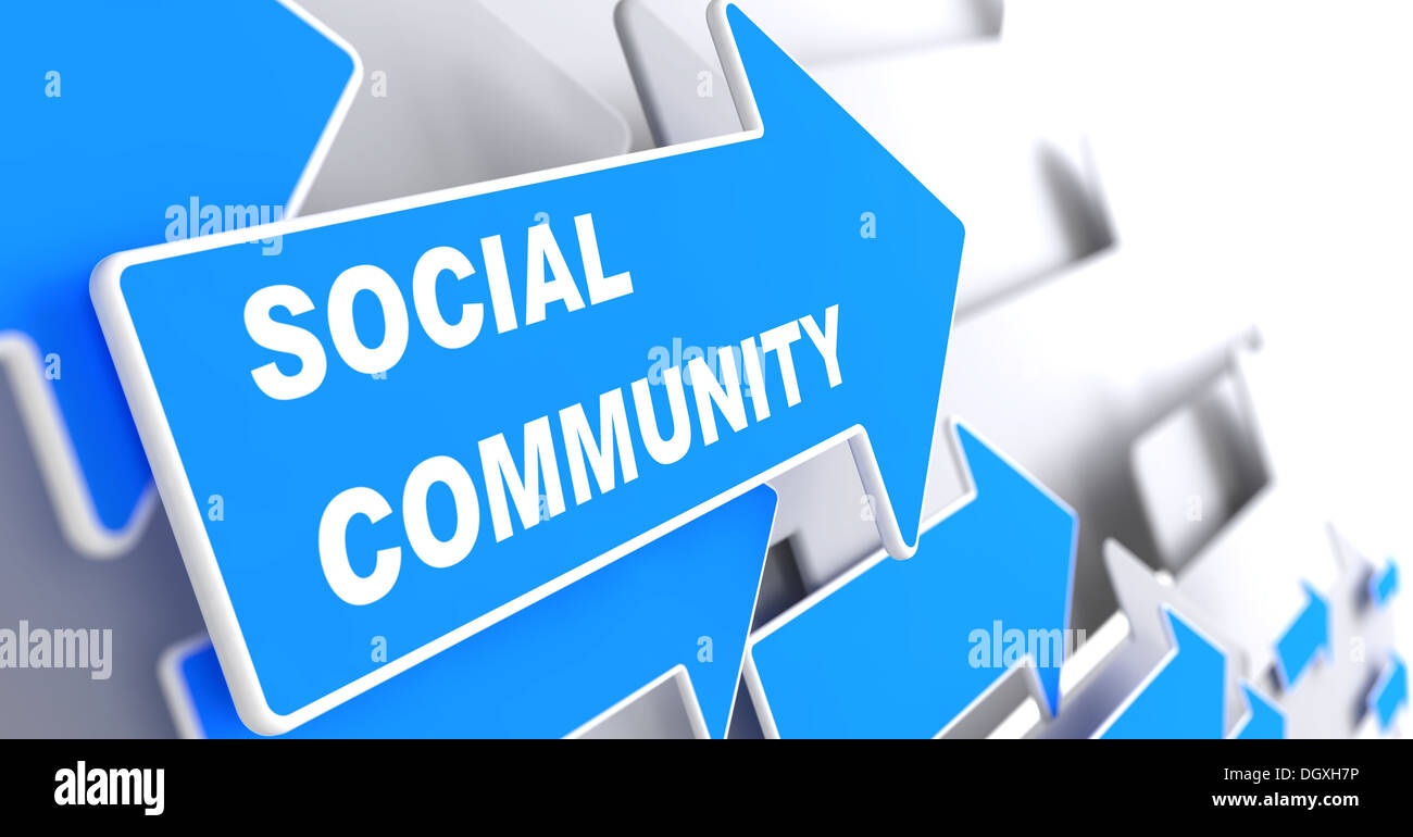 Social-Community. Stockfoto