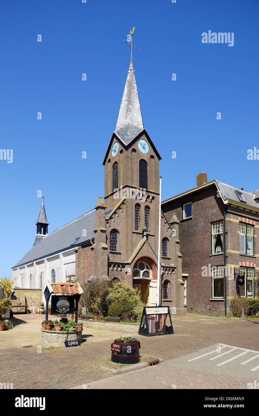 Römischkatholische Kirche im Dorf Zentrum, Oudeschild, Texel, West