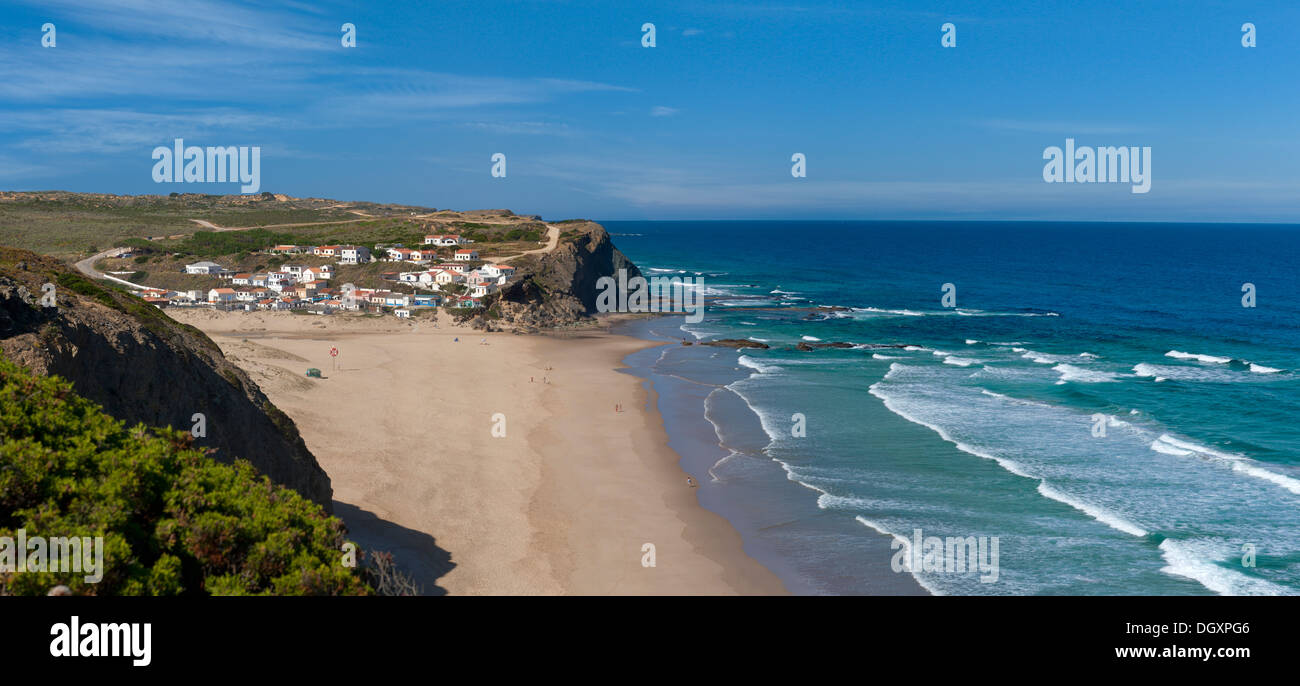 Portugal, Algarve, Monte Clérigo auf der Costa Vicentina Stockfoto