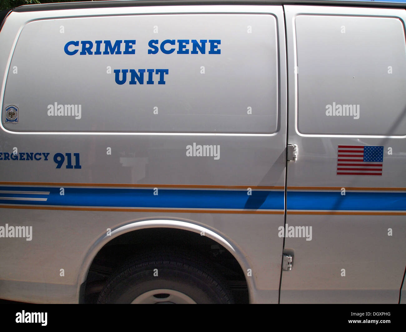 Verbrechen-Szene Gerät Fahrzeug der Nashville Metropolitan Police Department, Nashville, Tennessee, USA Stockfoto