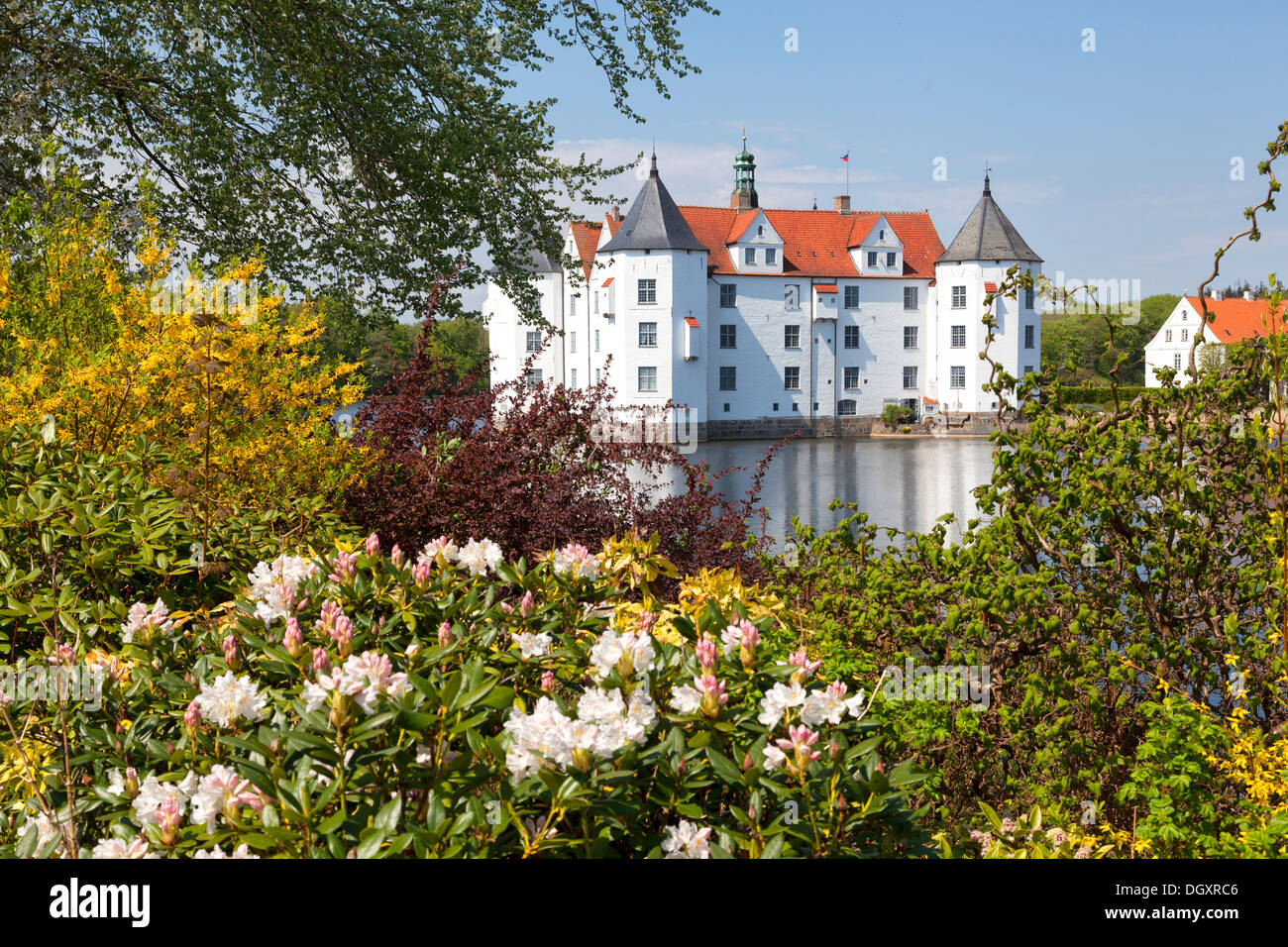 Schloss Glücksburg in der Nähe von Flensburg, Schleswig-Holstein, Deutschland Stockfoto
