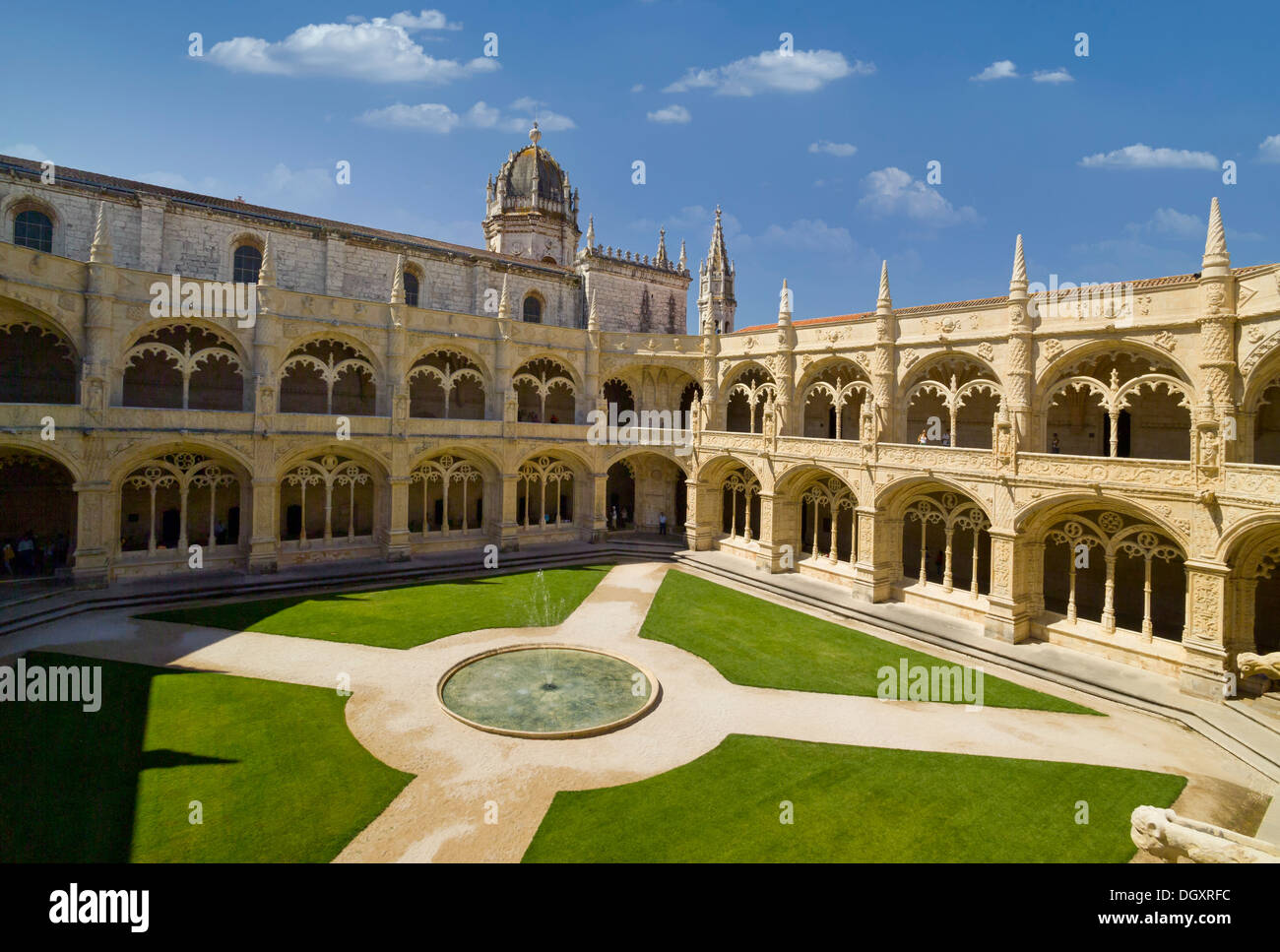 Portugal, Lissabon, Belém, Mosteiro Dos Jerónimos Kloster Stockfoto