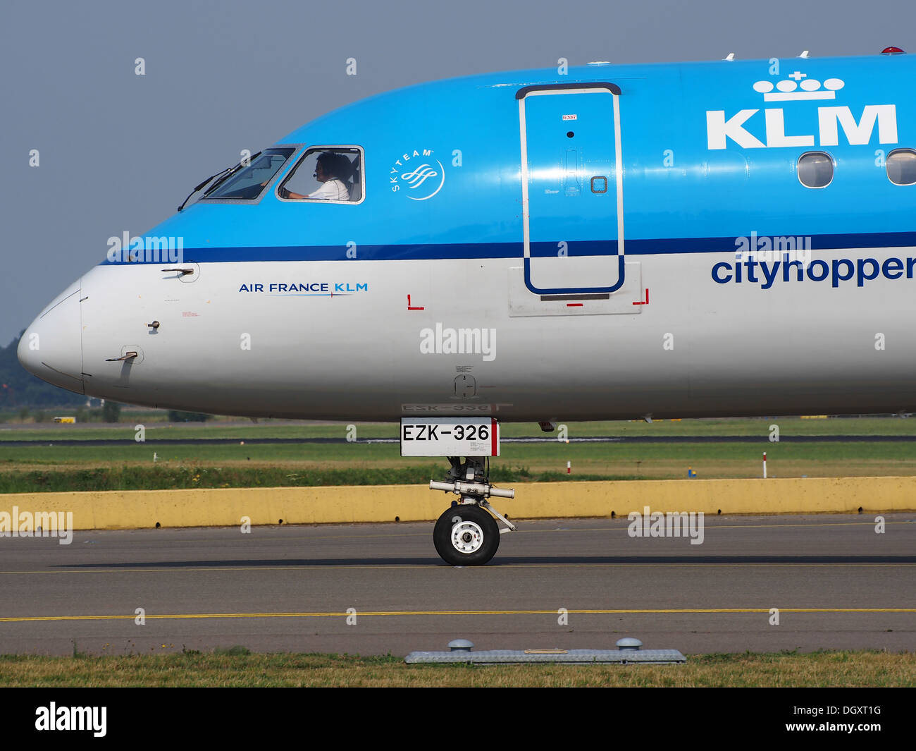 PH-EZ KLM Cityhopper Embraer ERJ-190STD (ERJ-190-100) - Cn 19000326 Rollen, 25august2013 Pic-3 Stockfoto