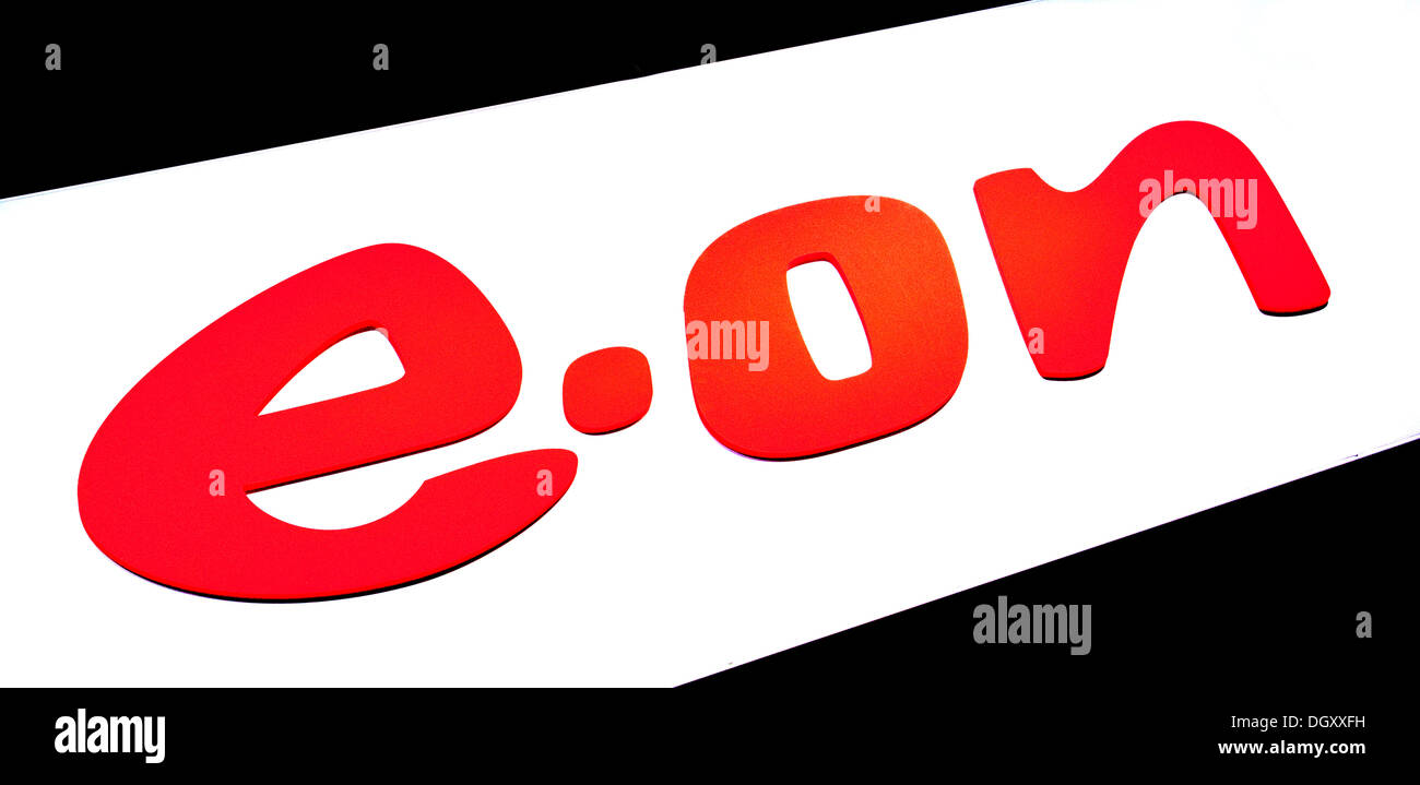 Logo, EON AG, eine deutsche Energiedienstleister Stockfoto