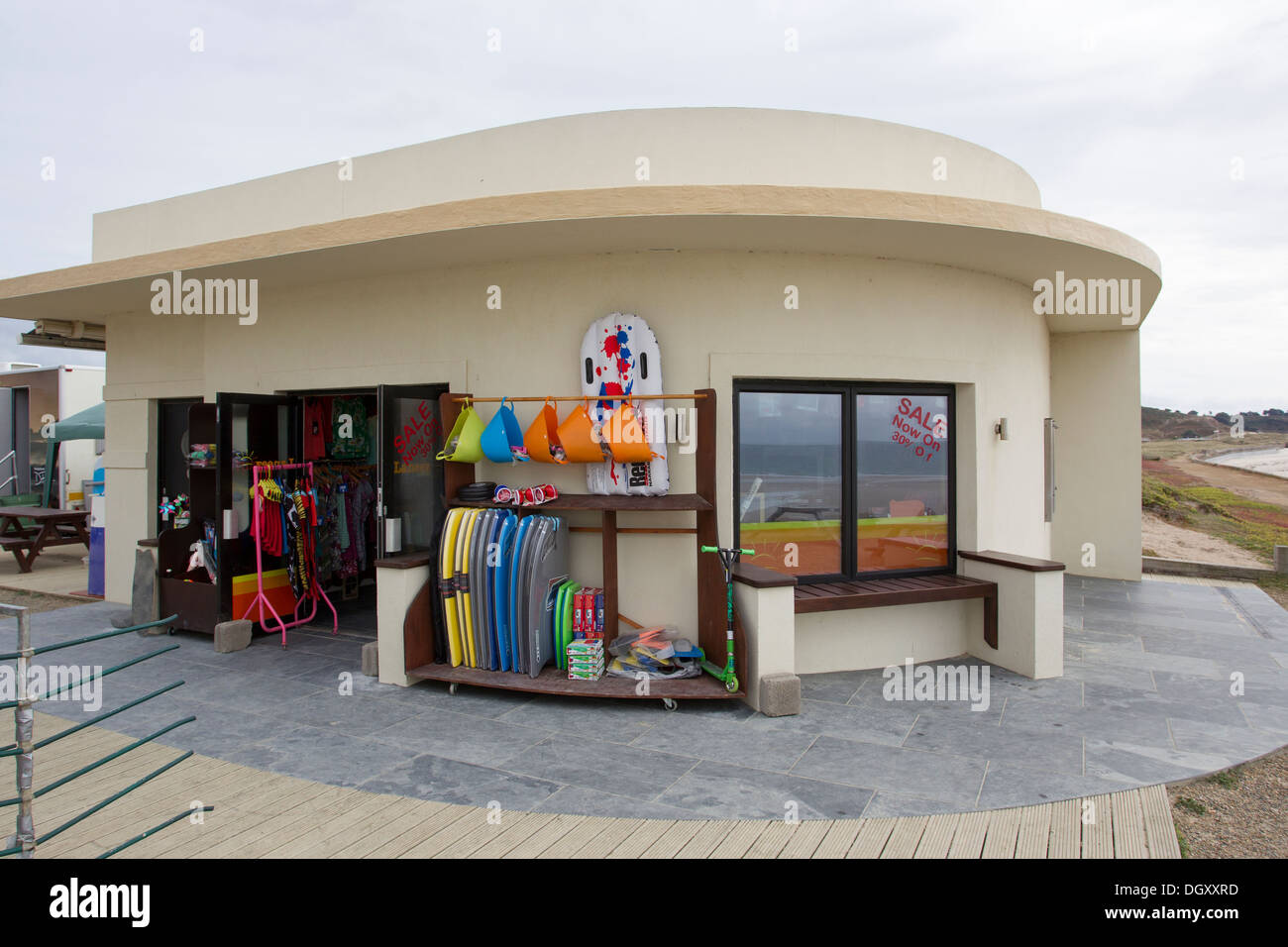 El Tico-Surf-Schule-shop Stockfoto