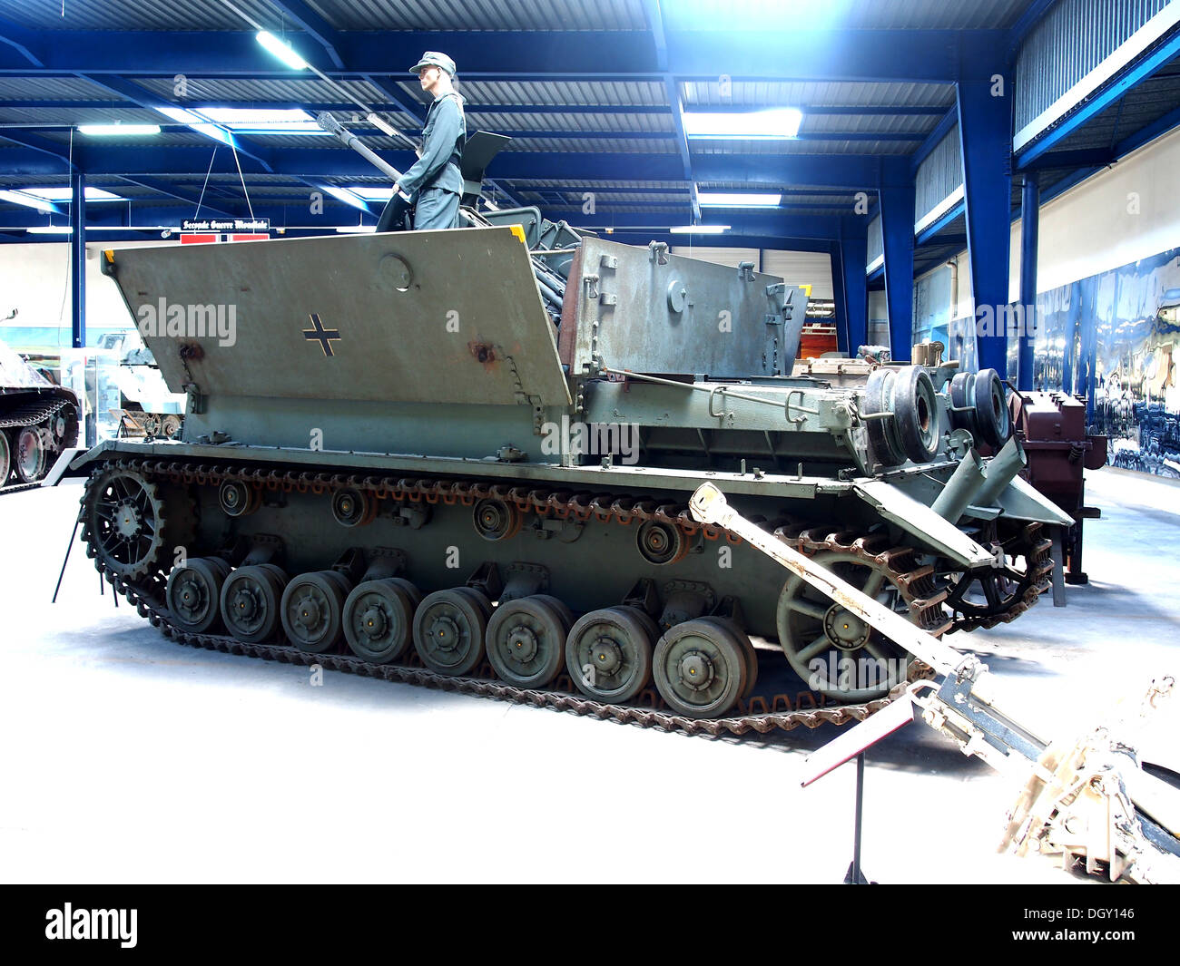 Flakpanzer IV Mobelwagen (Sd.Kfz.161-3), tank Museum, Saumur, Frankreich, Pic-5 Stockfoto