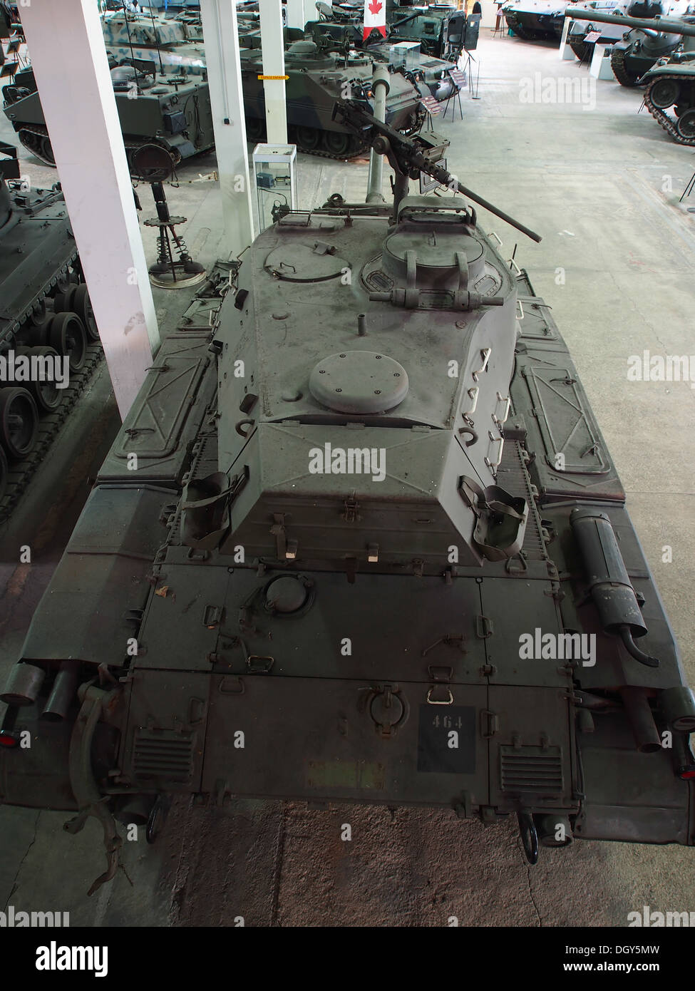 M41 Walker Bulldog, Tanks im Tank Museum, Saumur, Frankreich, Bild-2 Stockfoto