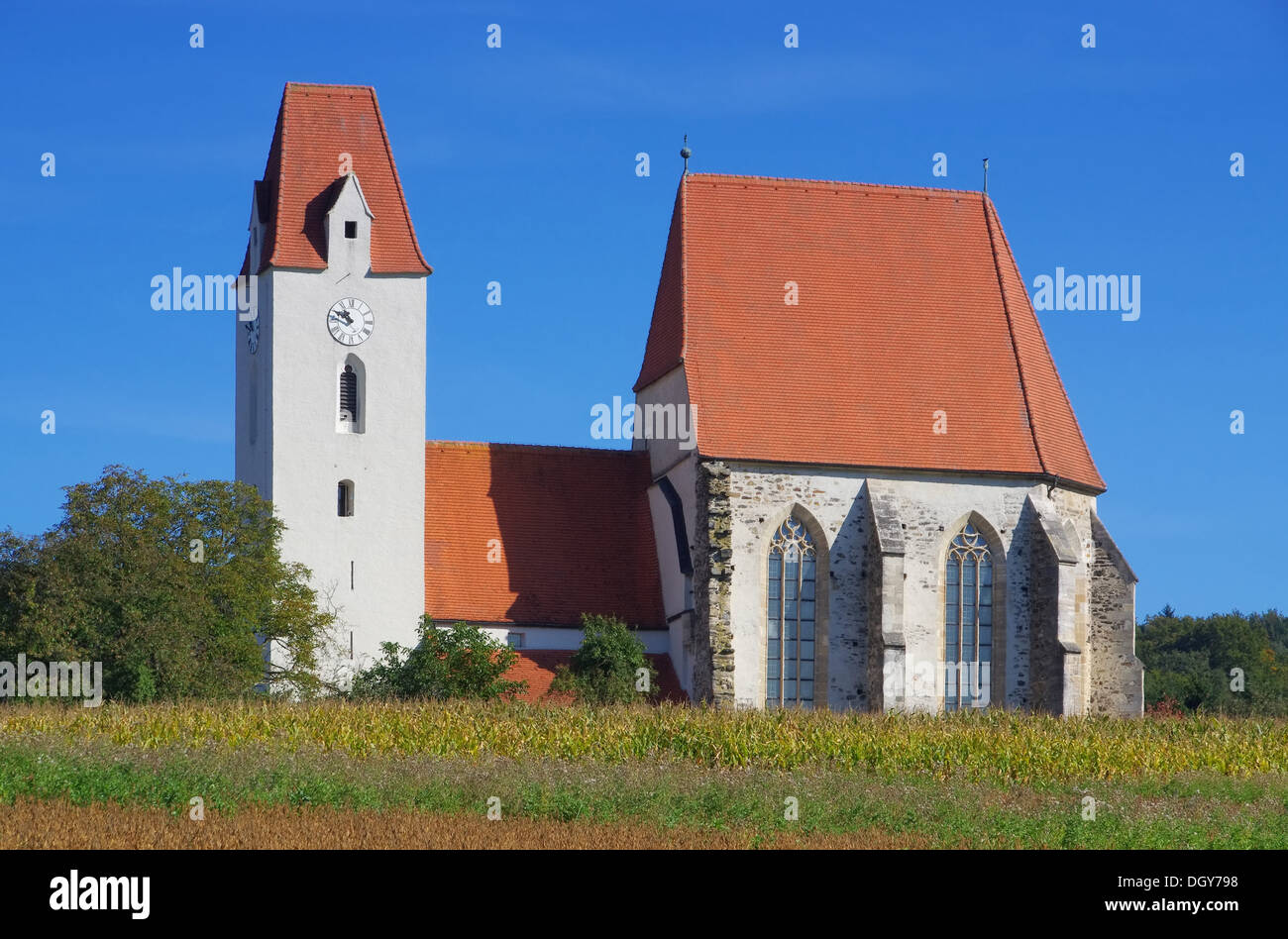 Mauer Bei Melk Kirche - Mauer in der Nähe von Melk Kirche 01 Stockfoto