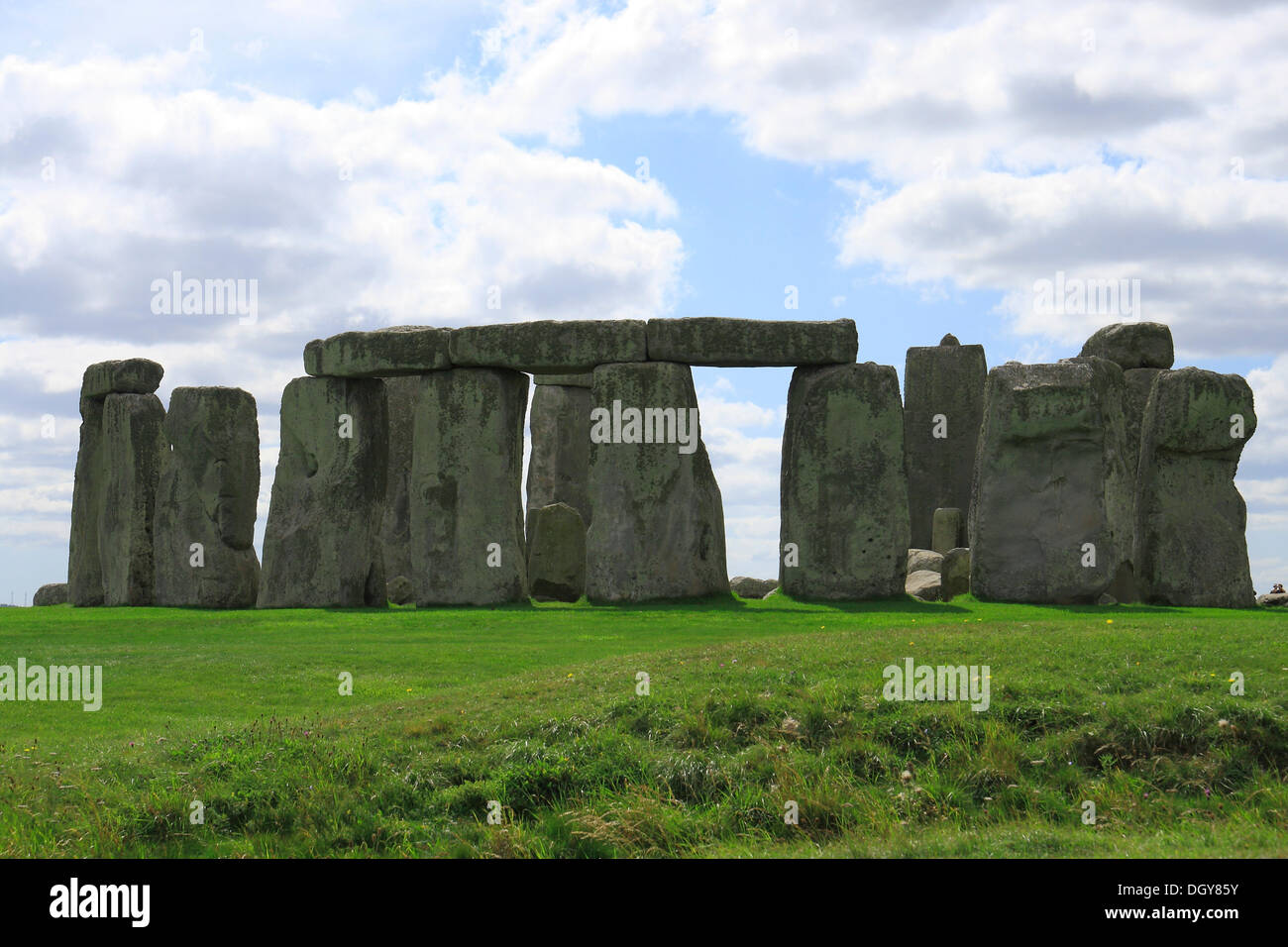 Stonehenge, Megalithen, UNESCO-Weltkulturerbe, Wiltshire, England, Vereinigtes Königreich, Europa Stockfoto