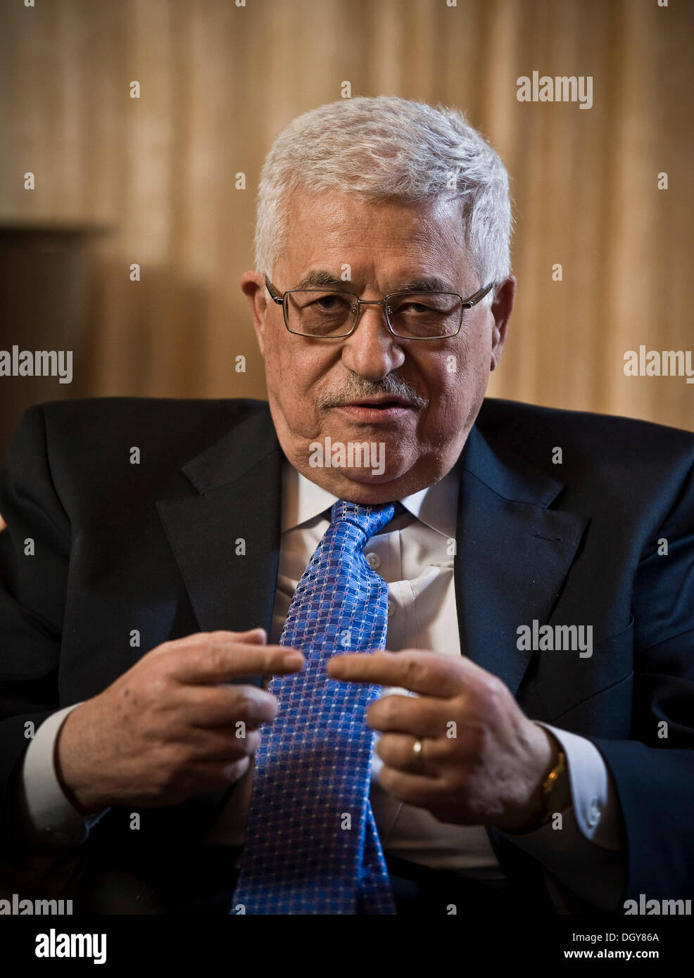 Mahmoud Abbas, Vorsitzender der Palästinensischen Befreiungsorganisation PLO, Berlin Stockfoto