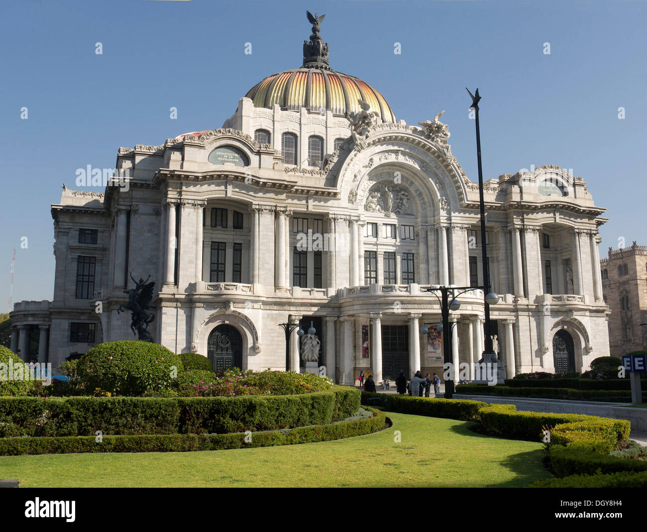 Palacio de Bellas Artes, der Palast der schönen Künste, Mexiko-Stadt, Mexiko, Amerika Stockfoto