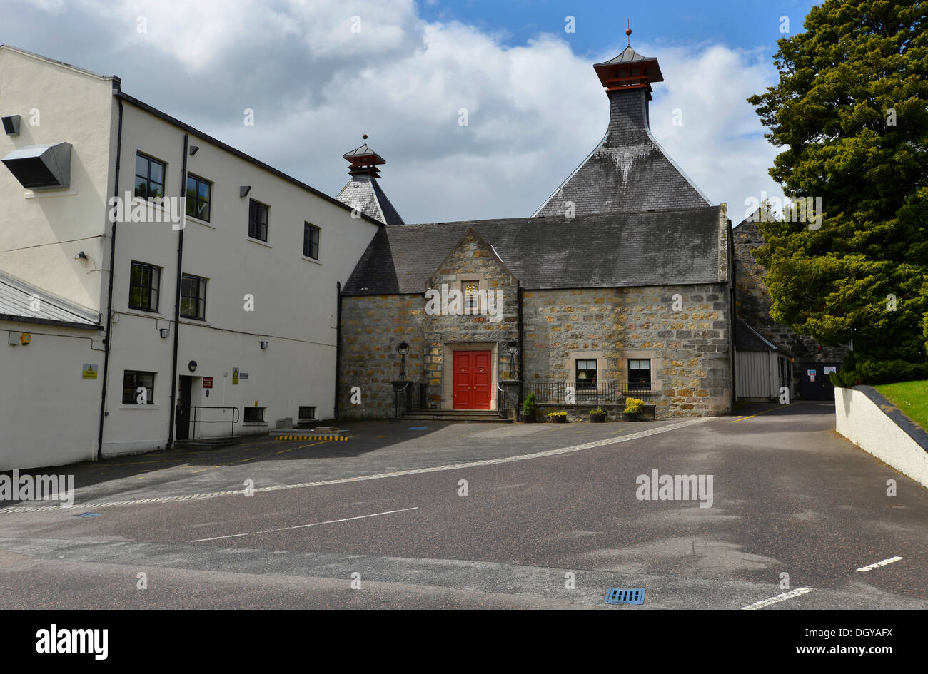 Cardhu Destillerie, Whisky-Destillerie, Speyside, Schottland, Vereinigtes Königreich, Europa Stockfoto