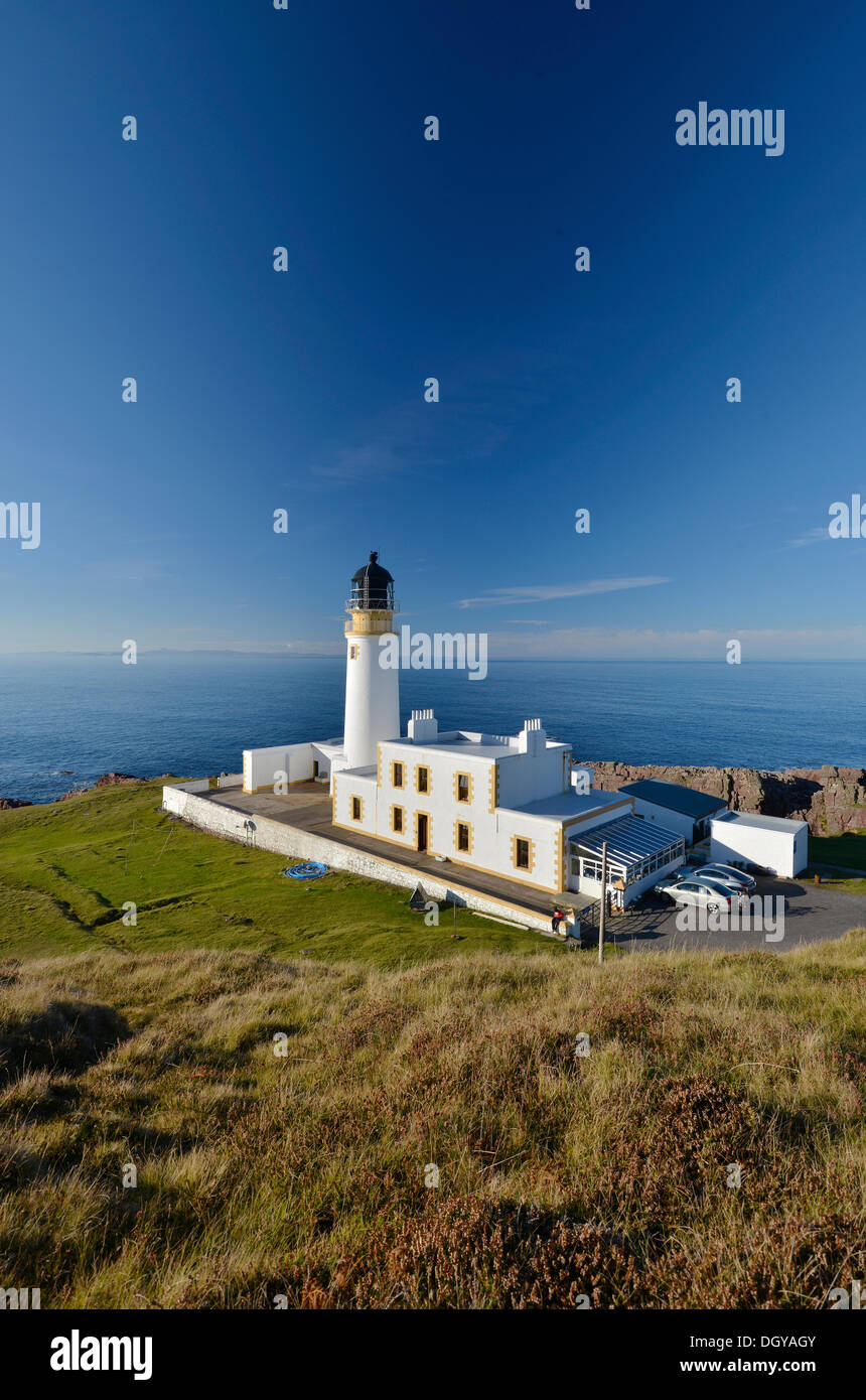 Rua Reidh Lighthouse, Melvaig, Gairloch, westliche Ross, Schottland, Vereinigtes Königreich, Europa Stockfoto