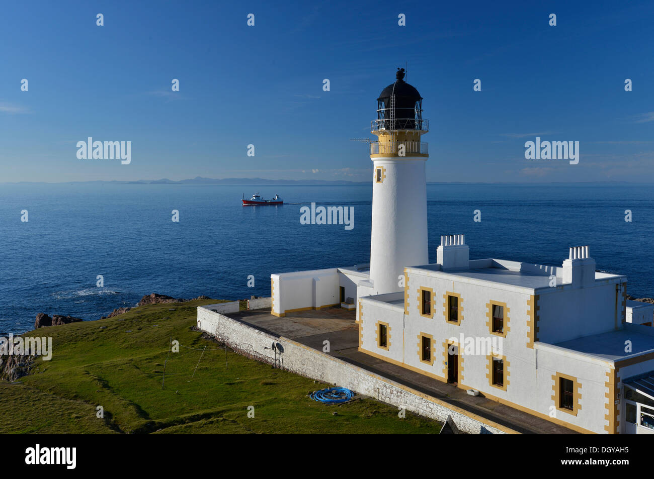 Rua Reidh Lighthouse, Melvaig, Gairloch, Wester Ross, Schottland, Vereinigtes Königreich, Europa Stockfoto