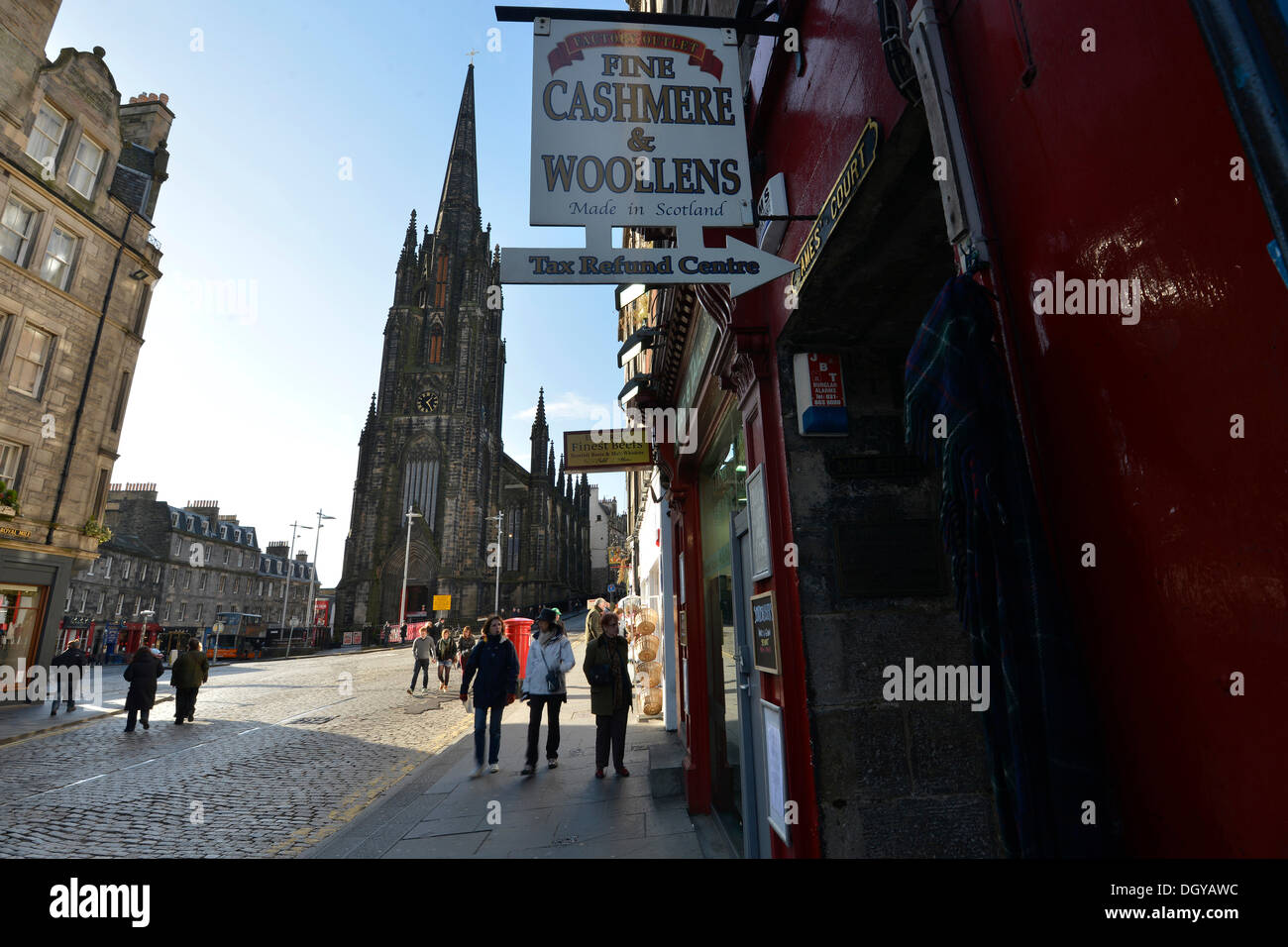 Royal Mile, Tron Kirk, Edinburgh, Schottland, Vereinigtes Königreich, Europa Stockfoto