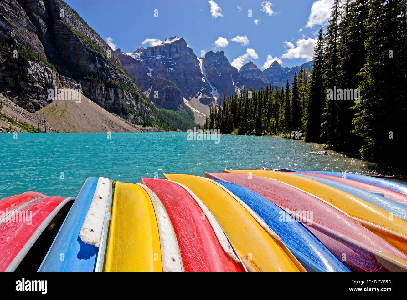 Lake Louise, Banff Nationalpark, Kanada Stockfoto