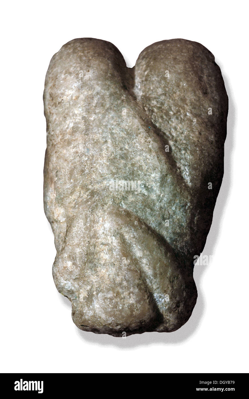 5591. Ain Sakhri Stein Figur ein Liebespaar. Dies ist die älteste bekannte Skulptur von ein paar Liebe machen aus dem C. 10.000 BC, gefunden in der Judäischen Wüste Stockfoto