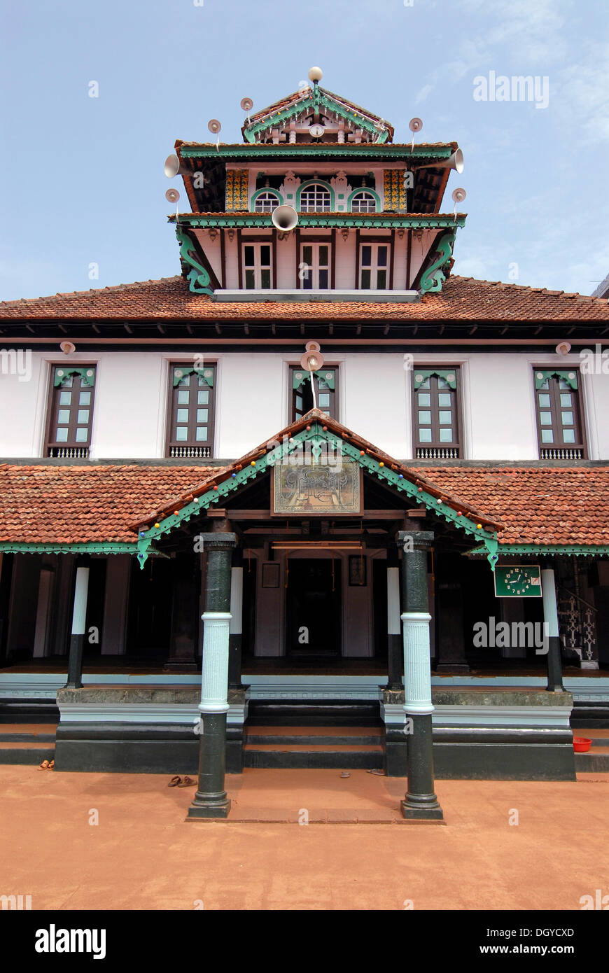 Alten Moschee, Kasargod, Kerala, Südindien, Nordasien Stockfoto
