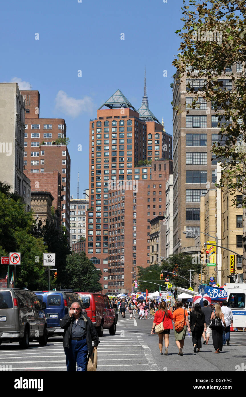 4Th Avenue, Greenwich Village, New York City, New York, USA, Nordamerika Stockfoto