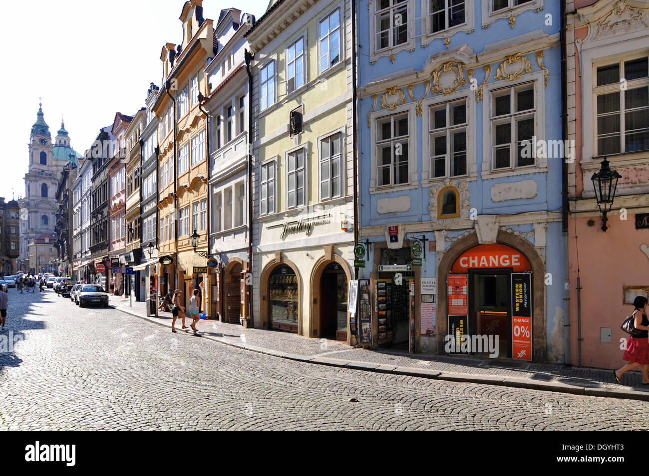 Mostecka, Altstadt, Prag, Tschechische Republik, Europa Stockfoto