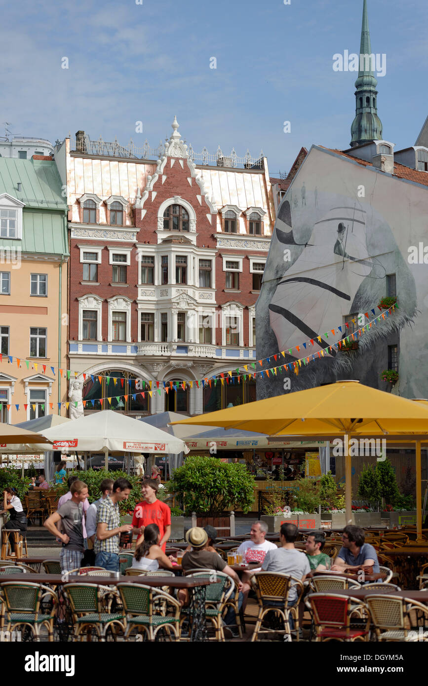 Kathedrale, Altstadt, Riga, Lettland, Europa Stockfoto