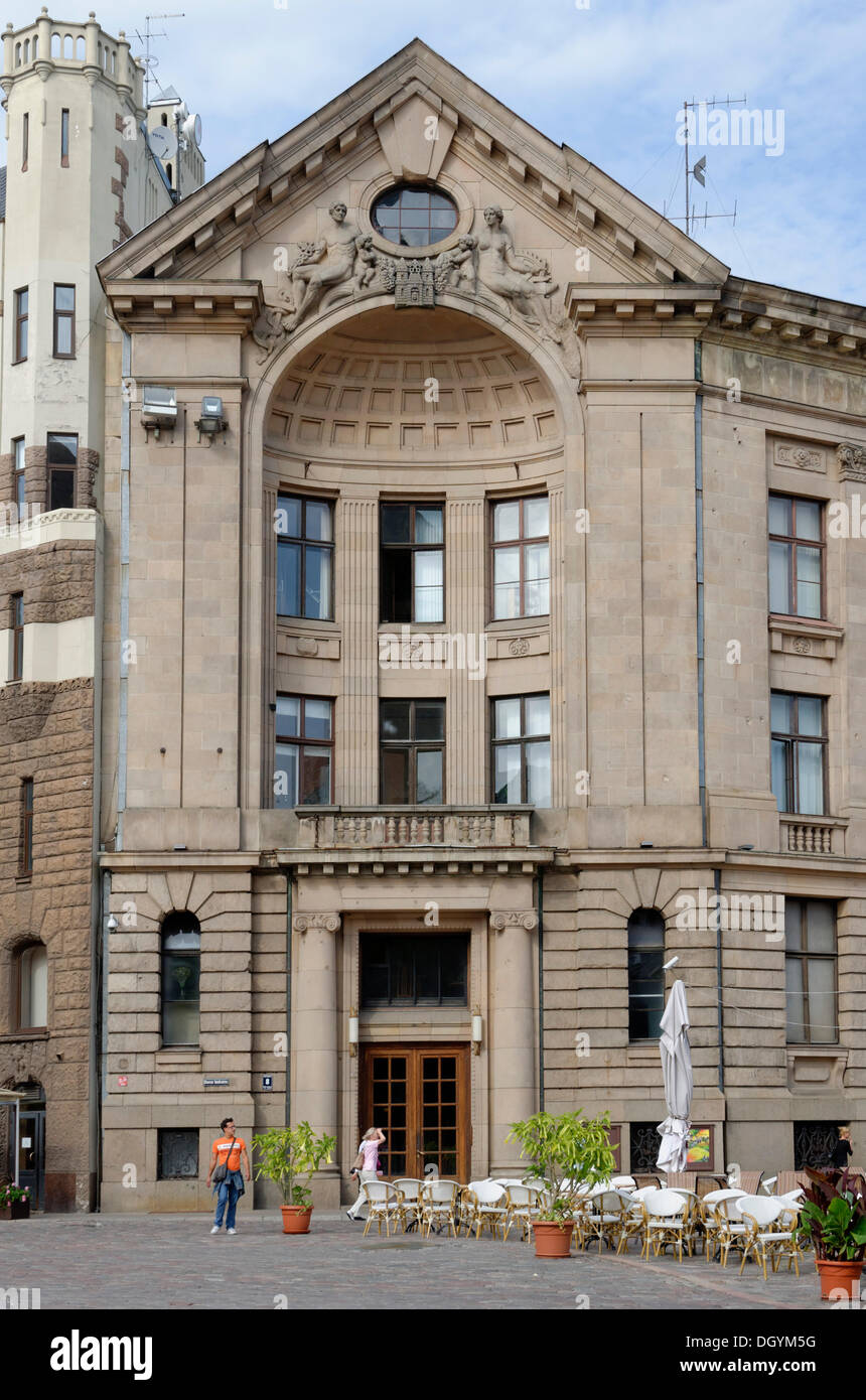Radio Lettland Gebäude, Kathedrale Platz, historisches Stadtzentrum, Riga, Lettland, Europa Stockfoto