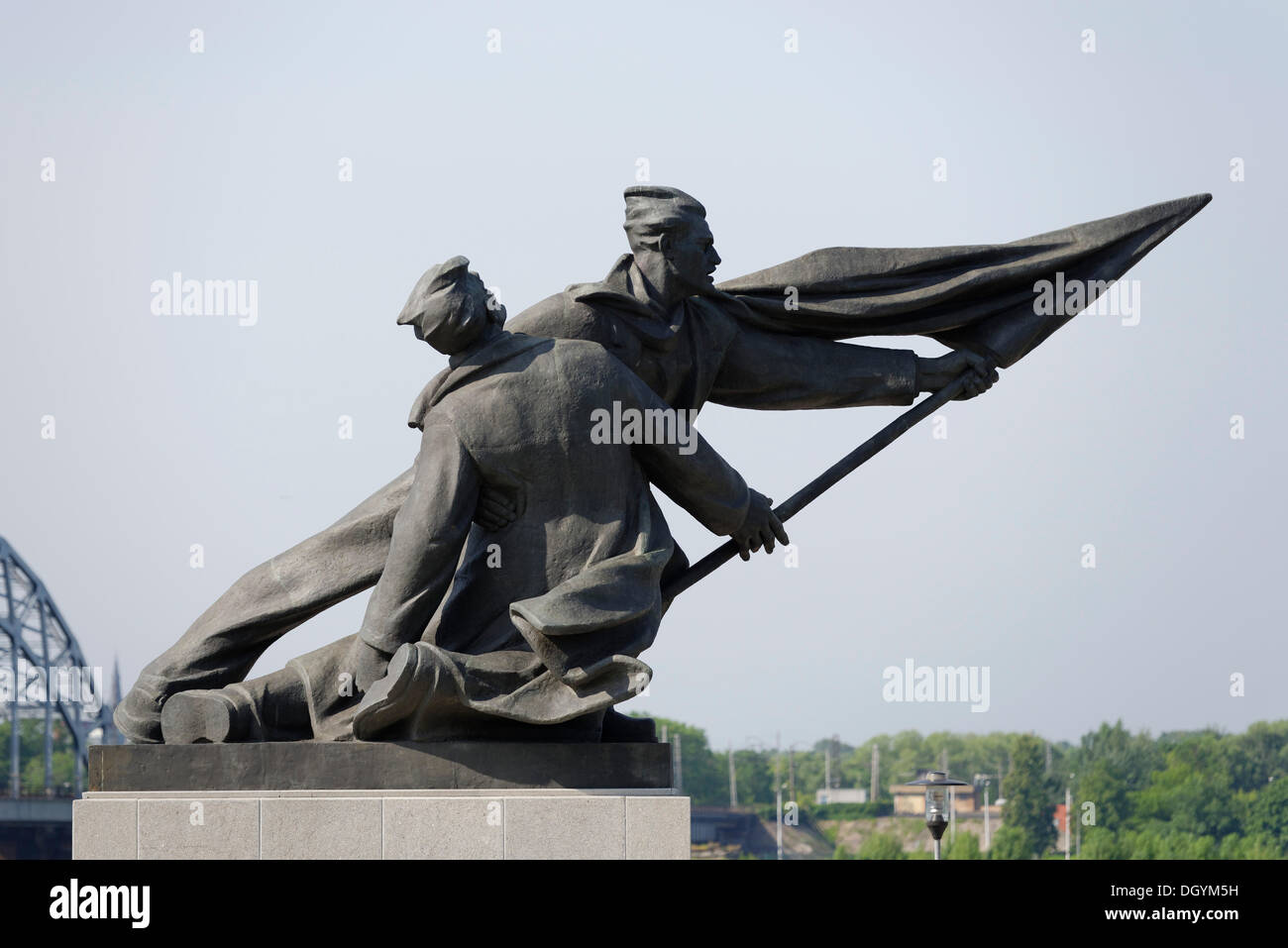 Denkmal zu Ehren der Revolutionäre von 1905, Riga, Lettland, Baltikum, Europa Stockfoto